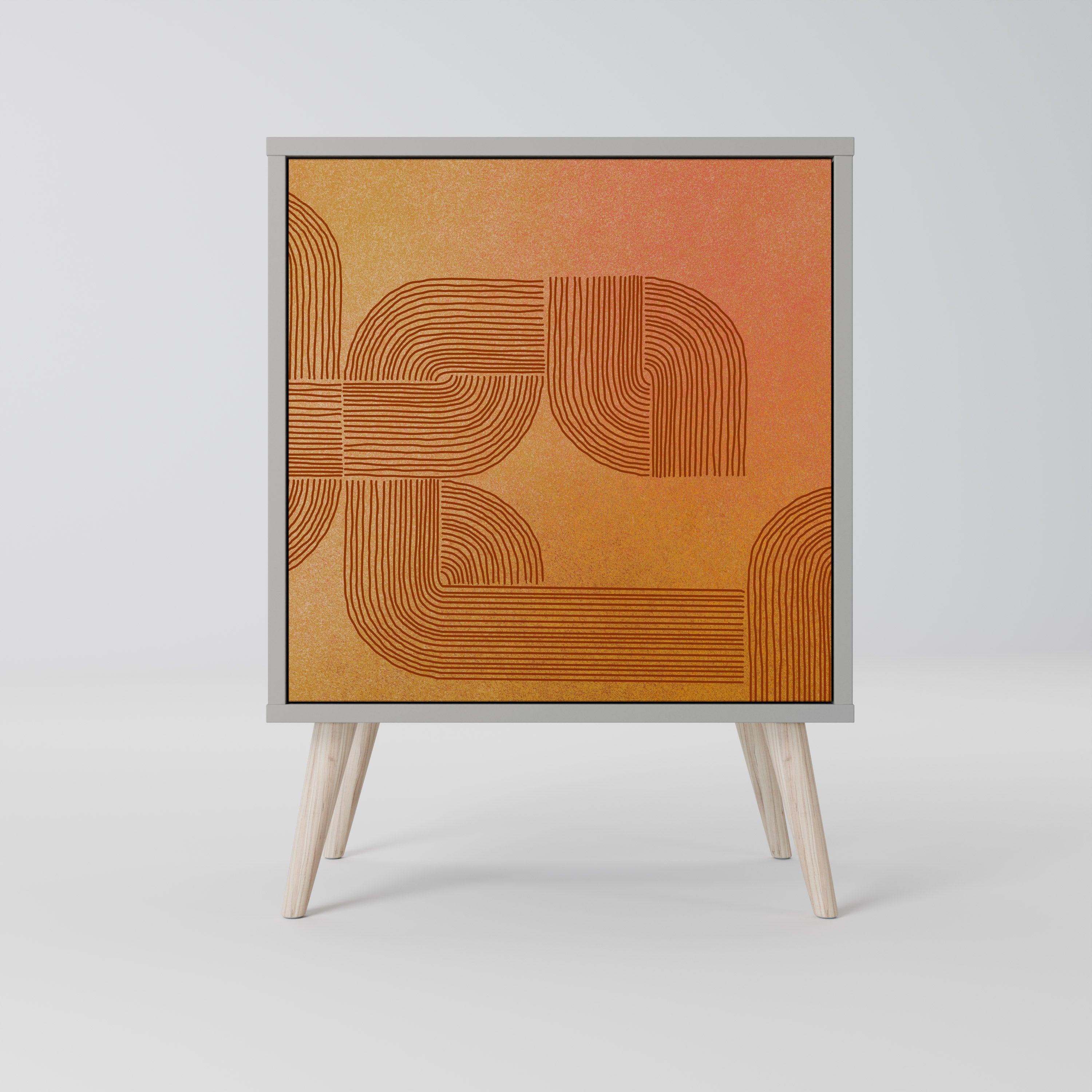 STRENGTHENING RELATION Komoda 1-drzwiowa korpus Szary