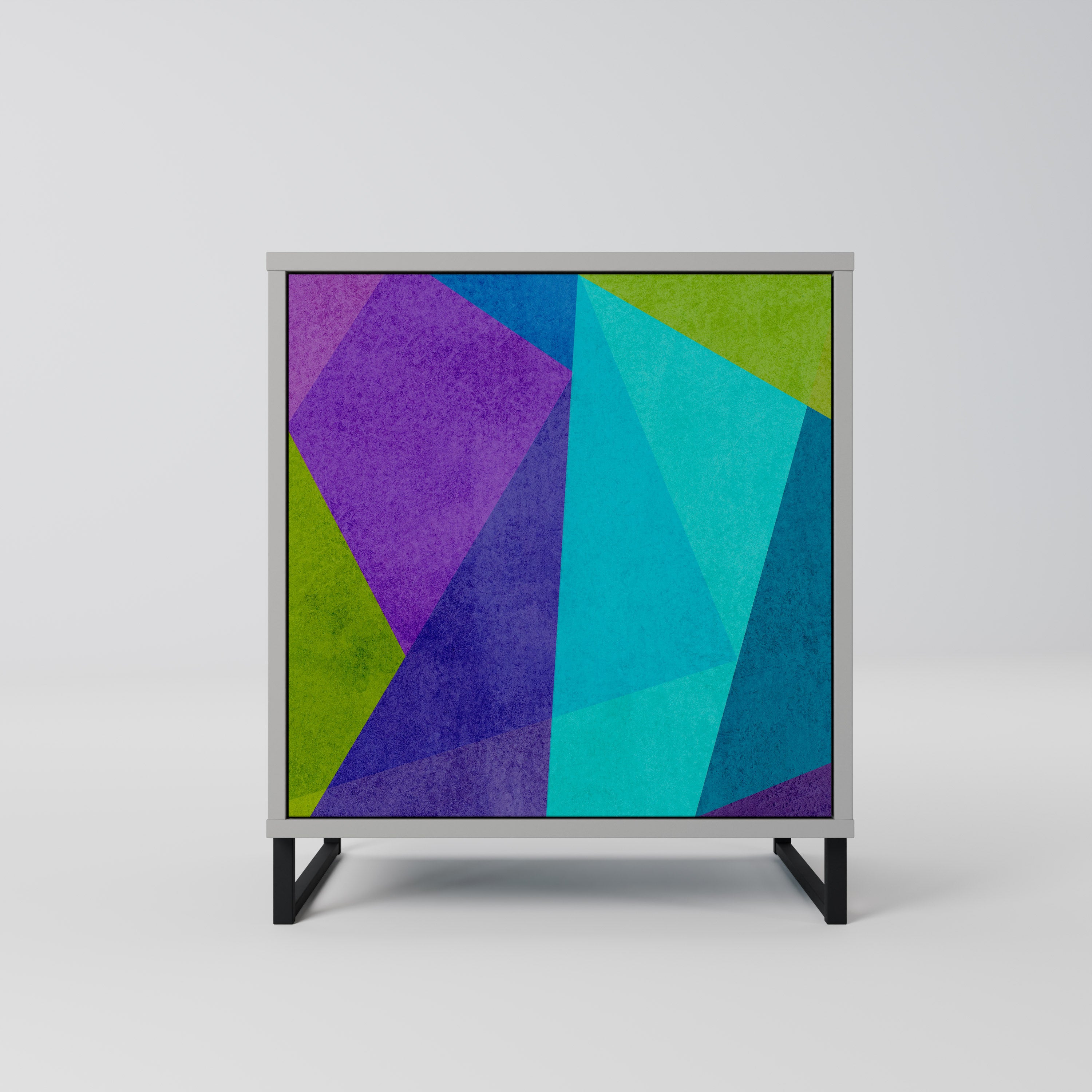 COLD SHOWCASE Komoda 1-drzwiowa korpus Szary