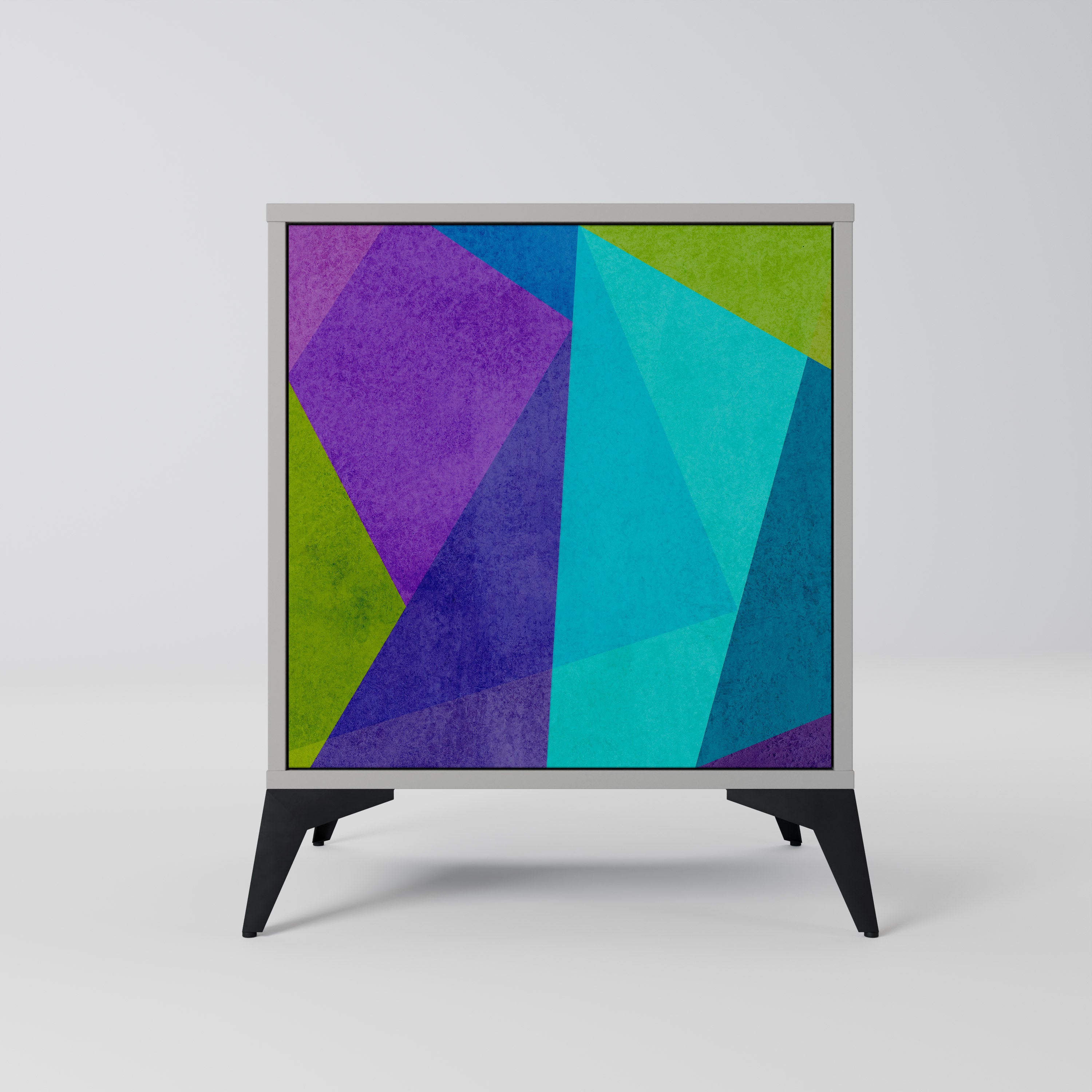 COLD SHOWCASE Komoda 1-drzwiowa korpus Szary