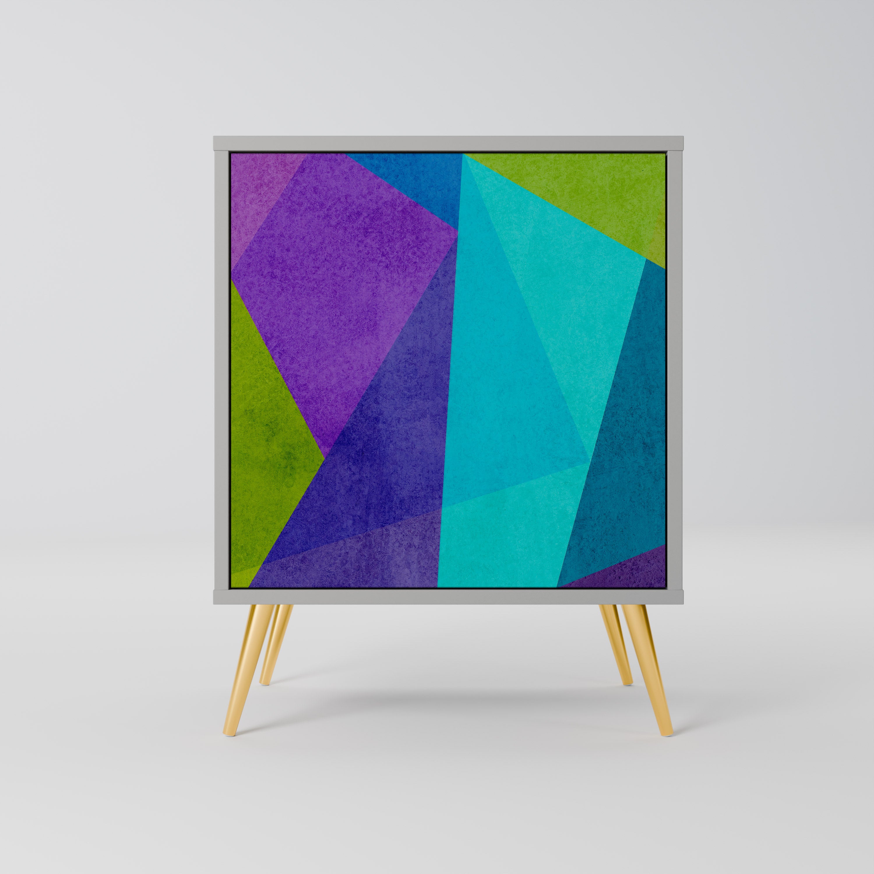 COLD SHOWCASE Komoda 1-drzwiowa korpus Szary