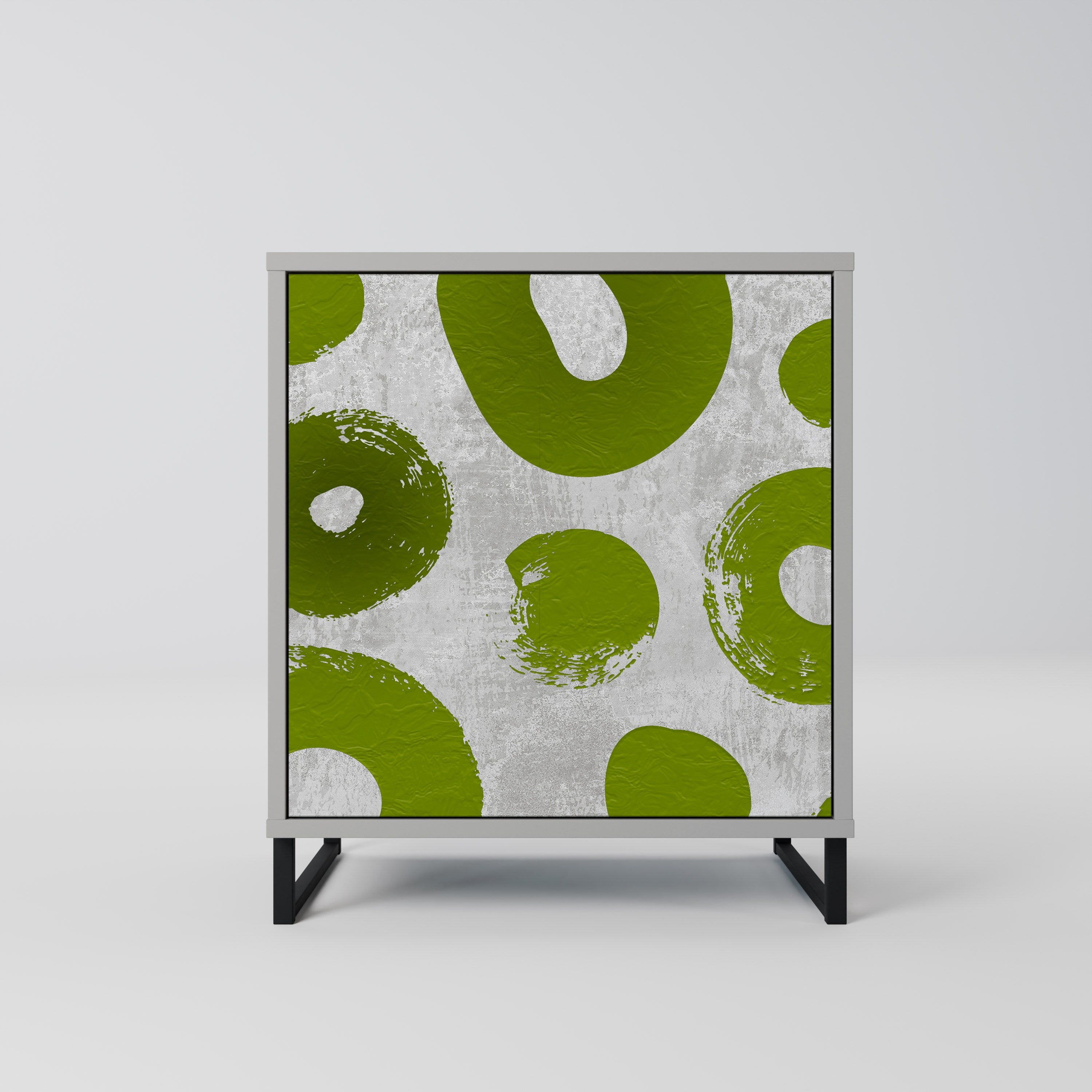 GREEN RHAPSODY Komoda 1-drzwiowa korpus Szary