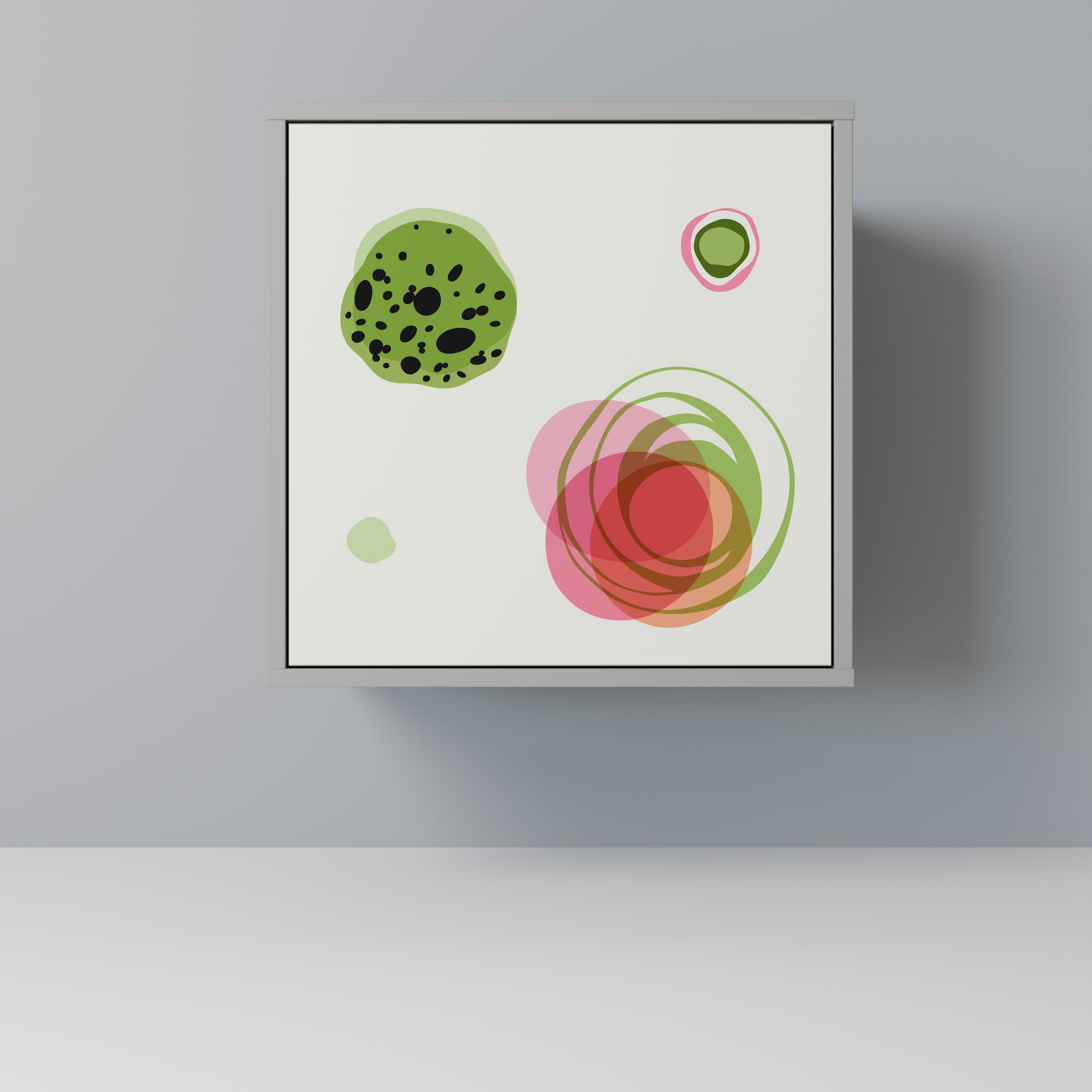 COLORFUL COSMOS Komoda 1-drzwiowa korpus Szary