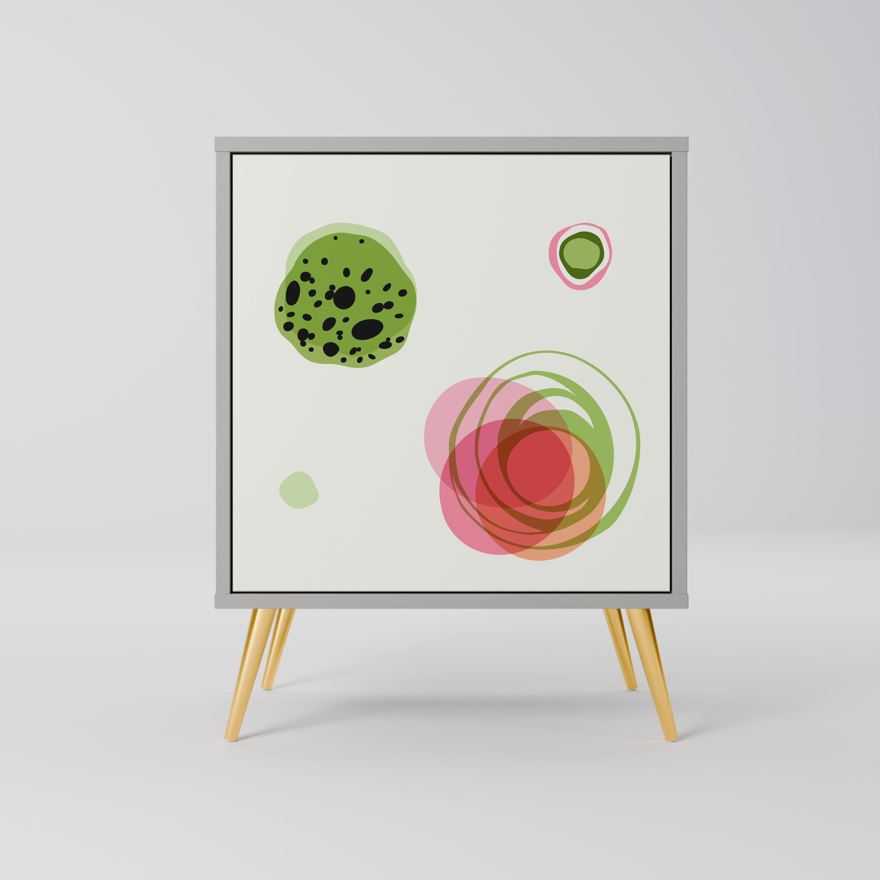 COLORFUL COSMOS Komoda 1-drzwiowa korpus Szary