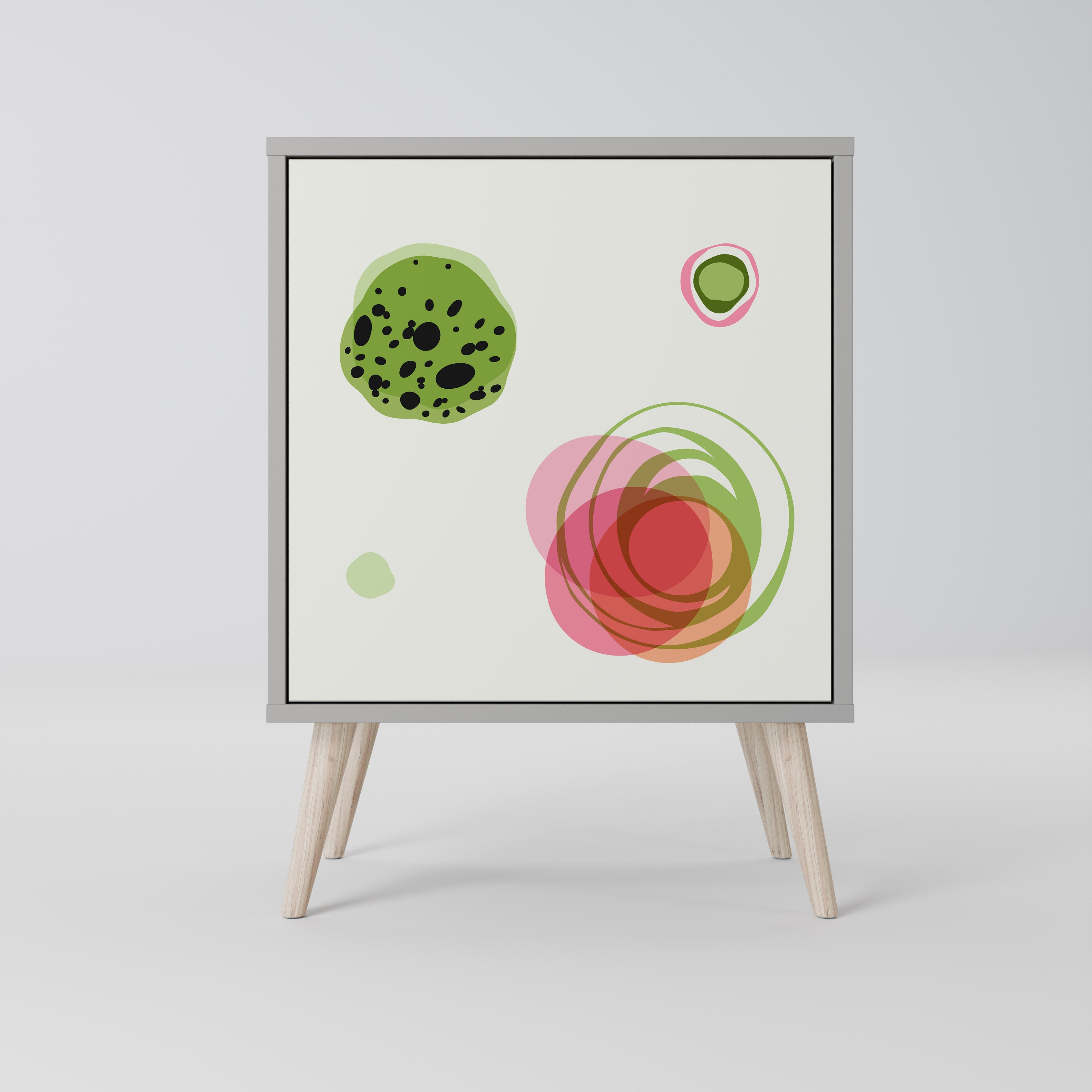 COLORFUL COSMOS Komoda 1-drzwiowa korpus Szary