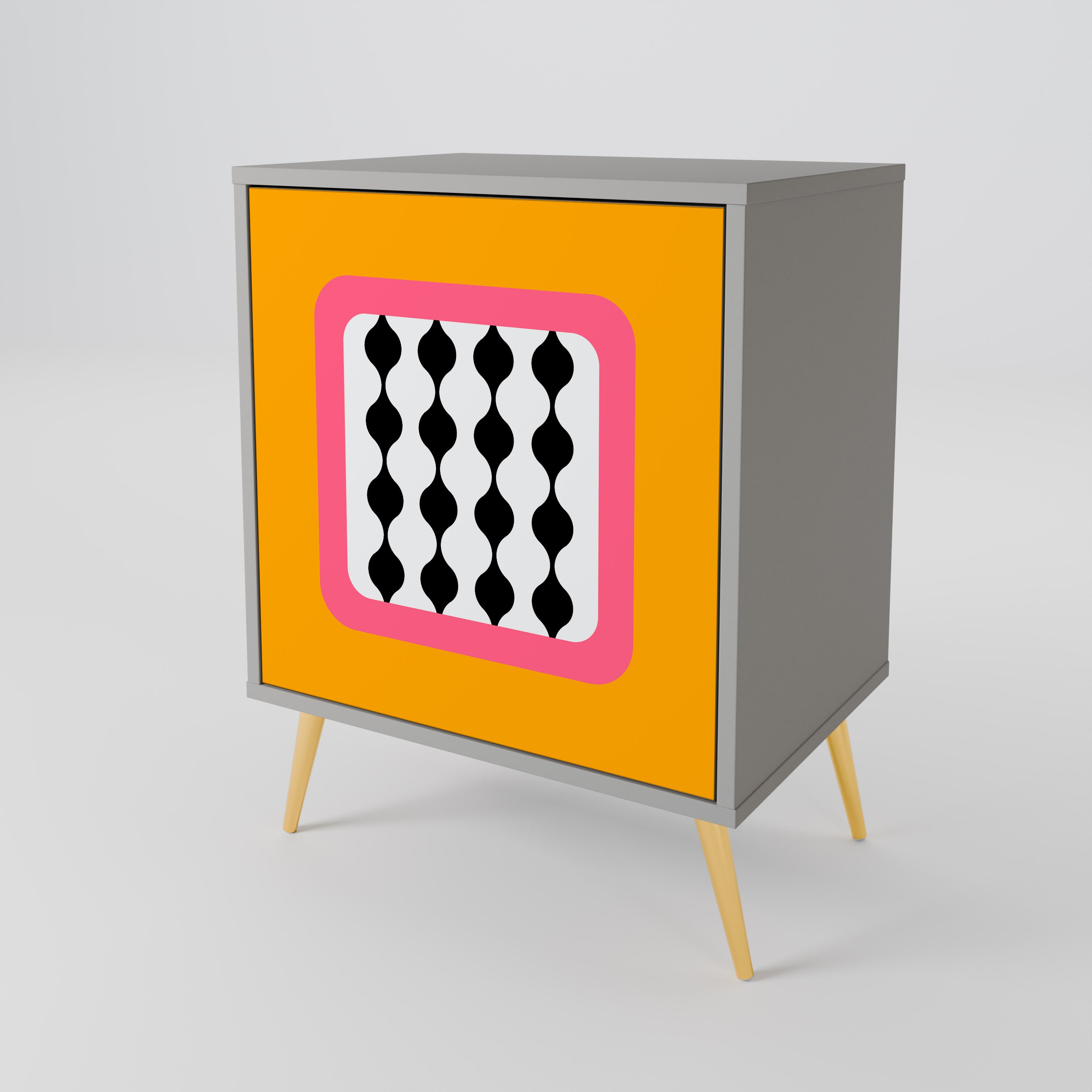 TEARS IN HEAVEN Komoda 1-drzwiowa korpus Szary