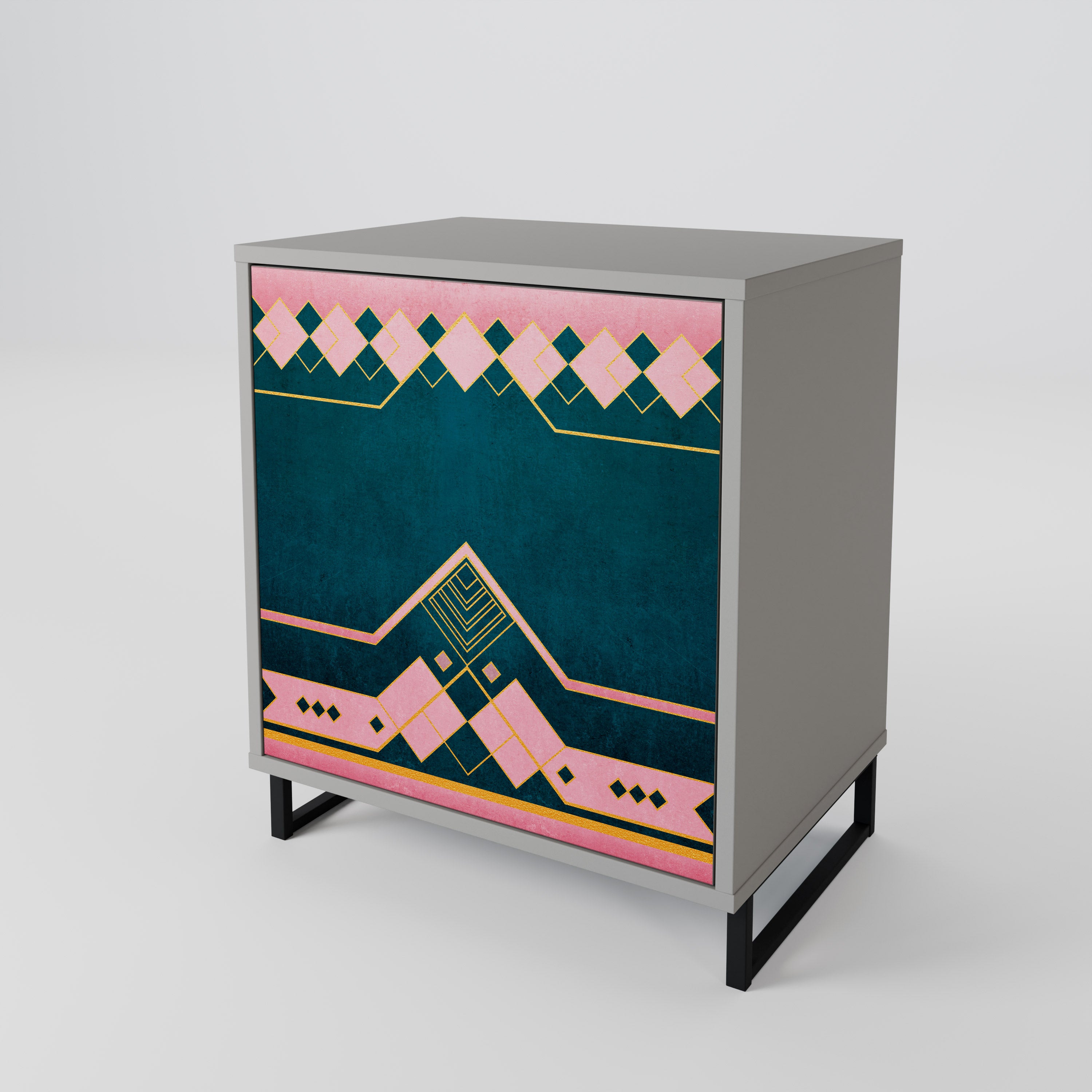 ROYAL COMPOSITION Komoda 1-drzwiowa korpus Szary