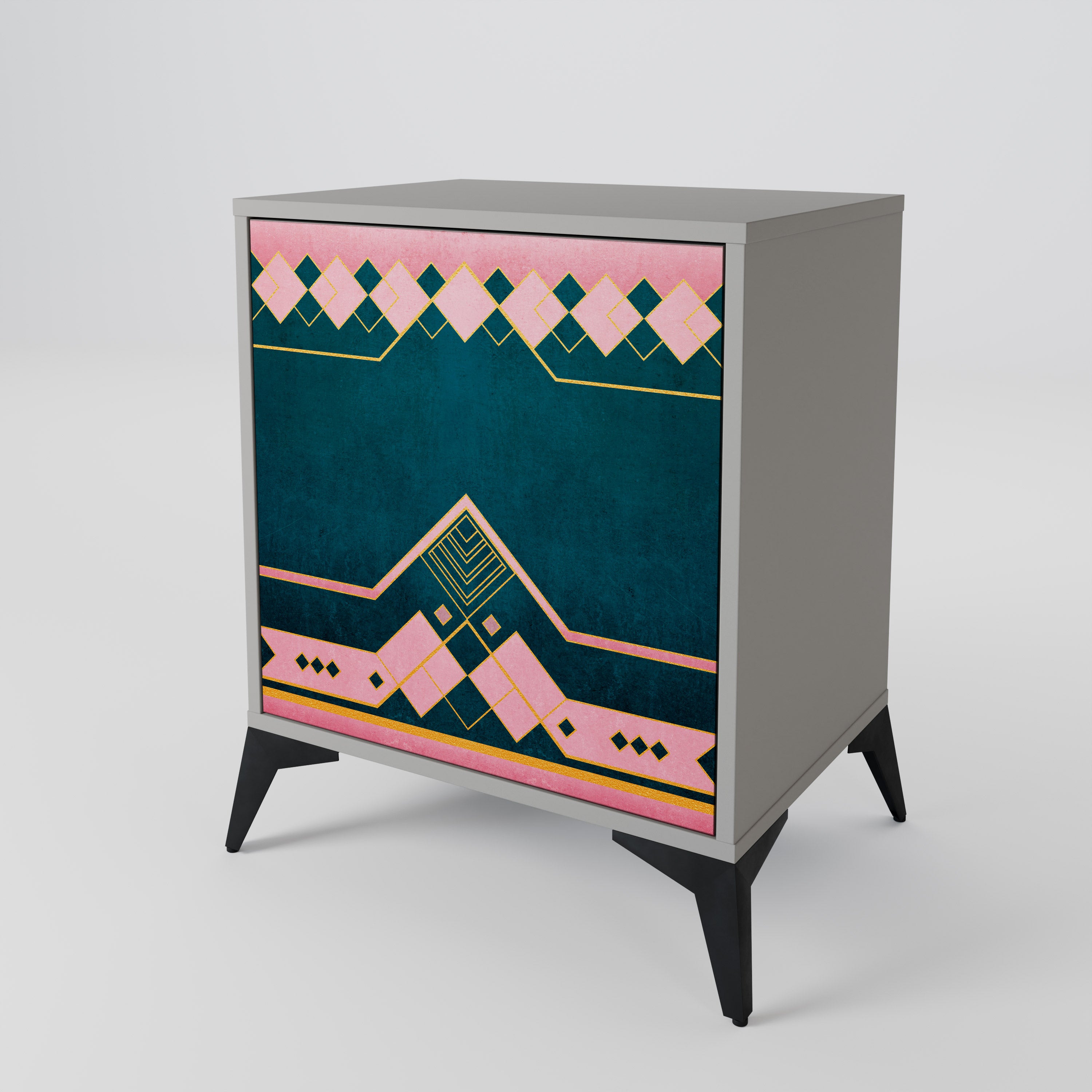 ROYAL COMPOSITION Komoda 1-drzwiowa korpus Szary