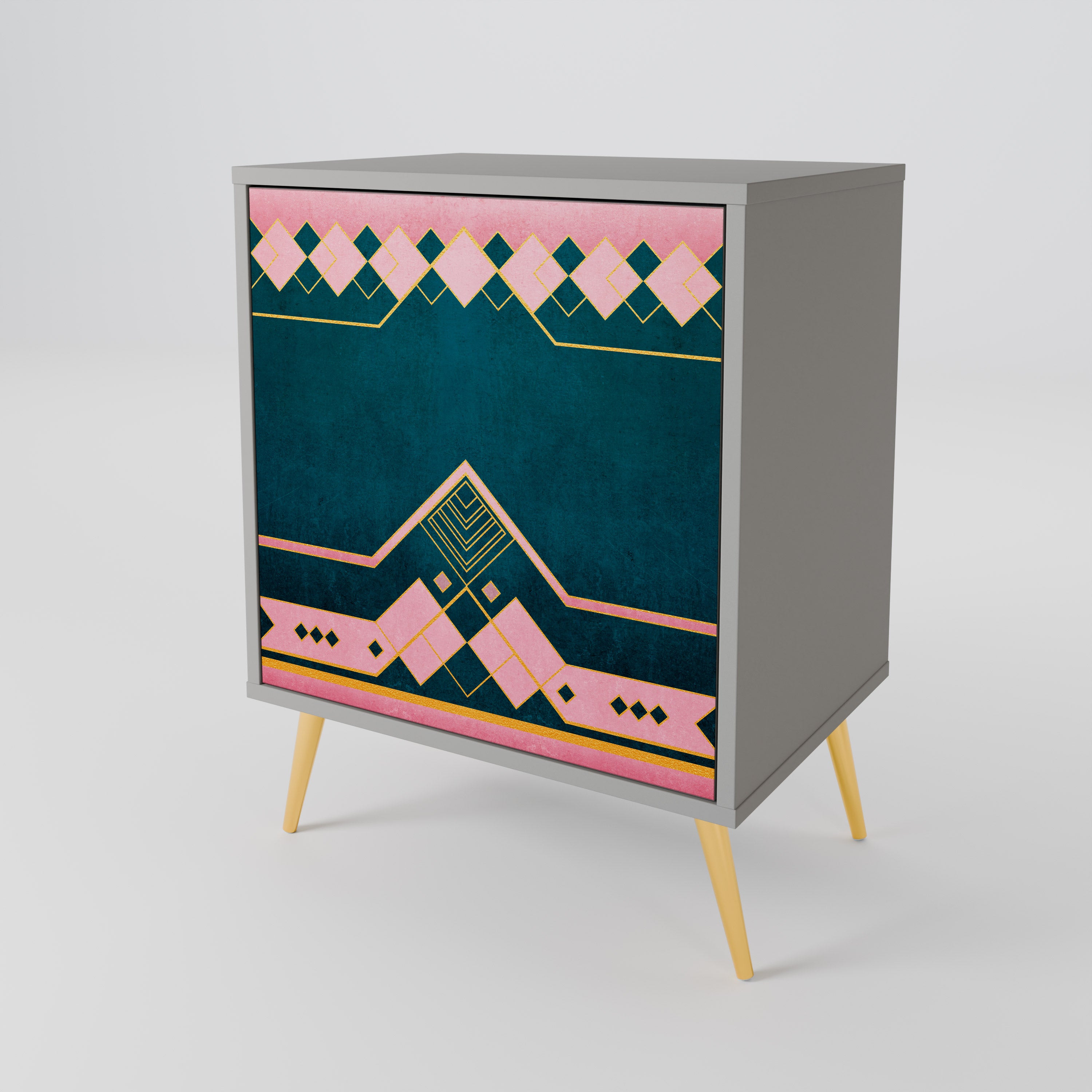 ROYAL COMPOSITION Komoda 1-drzwiowa korpus Szary