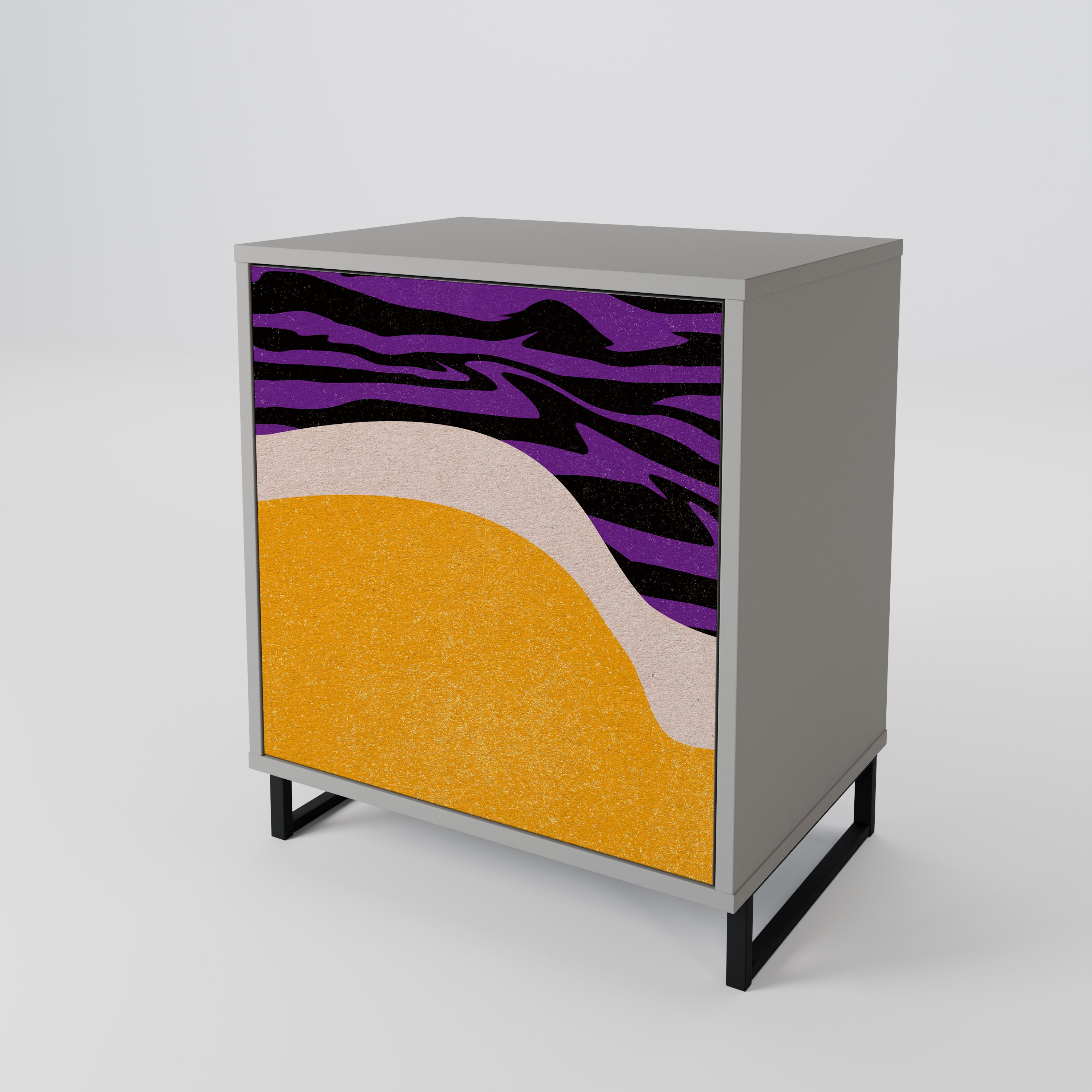 INDEPENDENT BORDER Komoda 1-drzwiowa korpus Szary