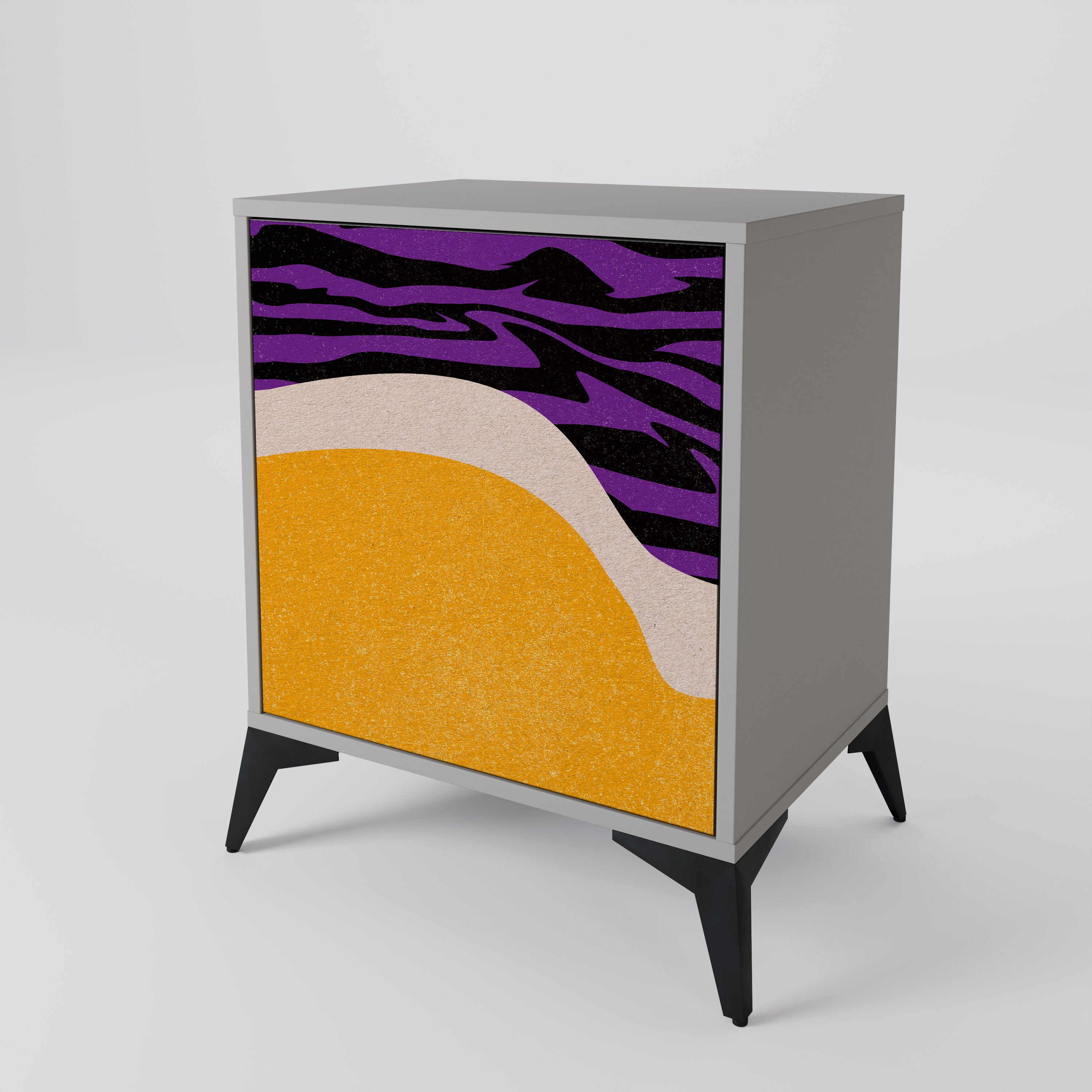 INDEPENDENT BORDER Komoda 1-drzwiowa korpus Szary