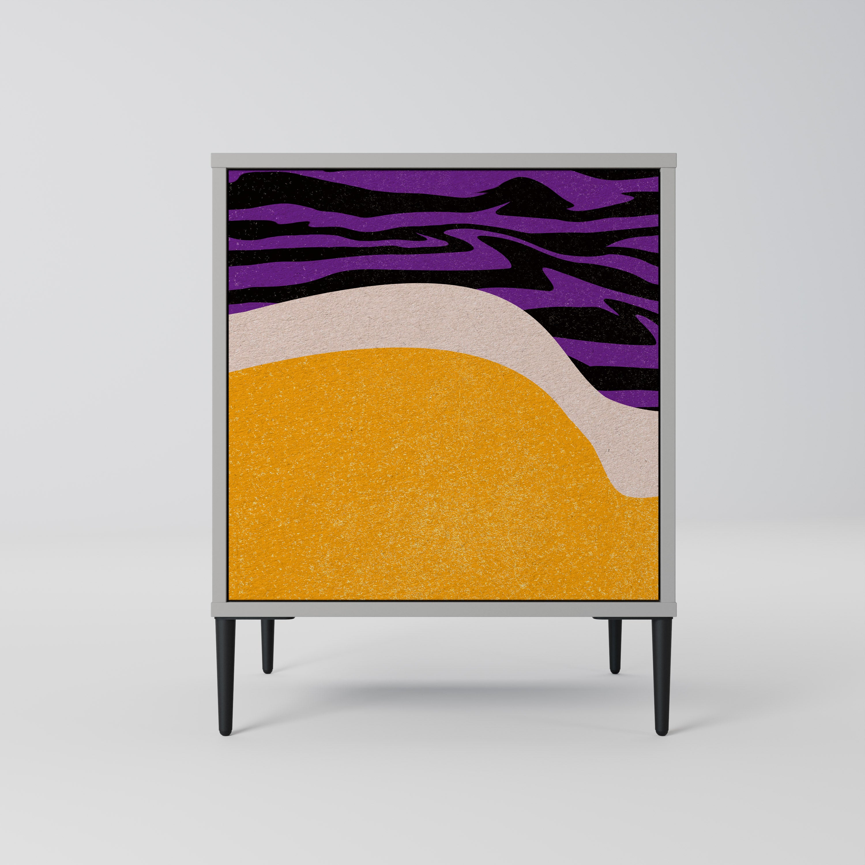 INDEPENDENT BORDER Komoda 1-drzwiowa korpus Szary