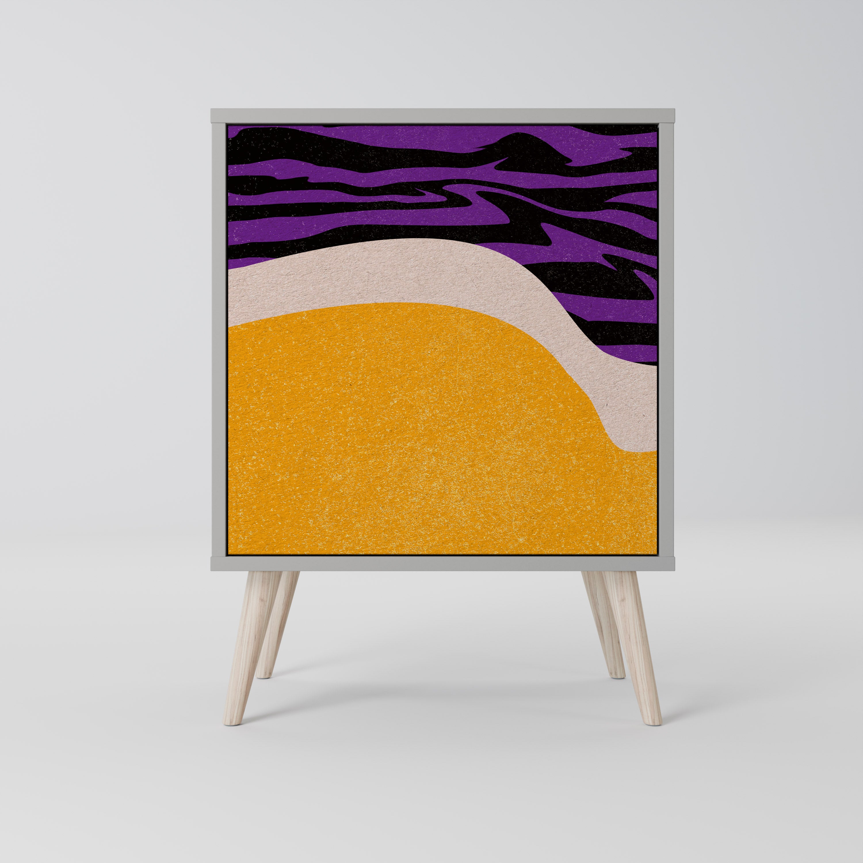 INDEPENDENT BORDER Komoda 1-drzwiowa korpus Szary