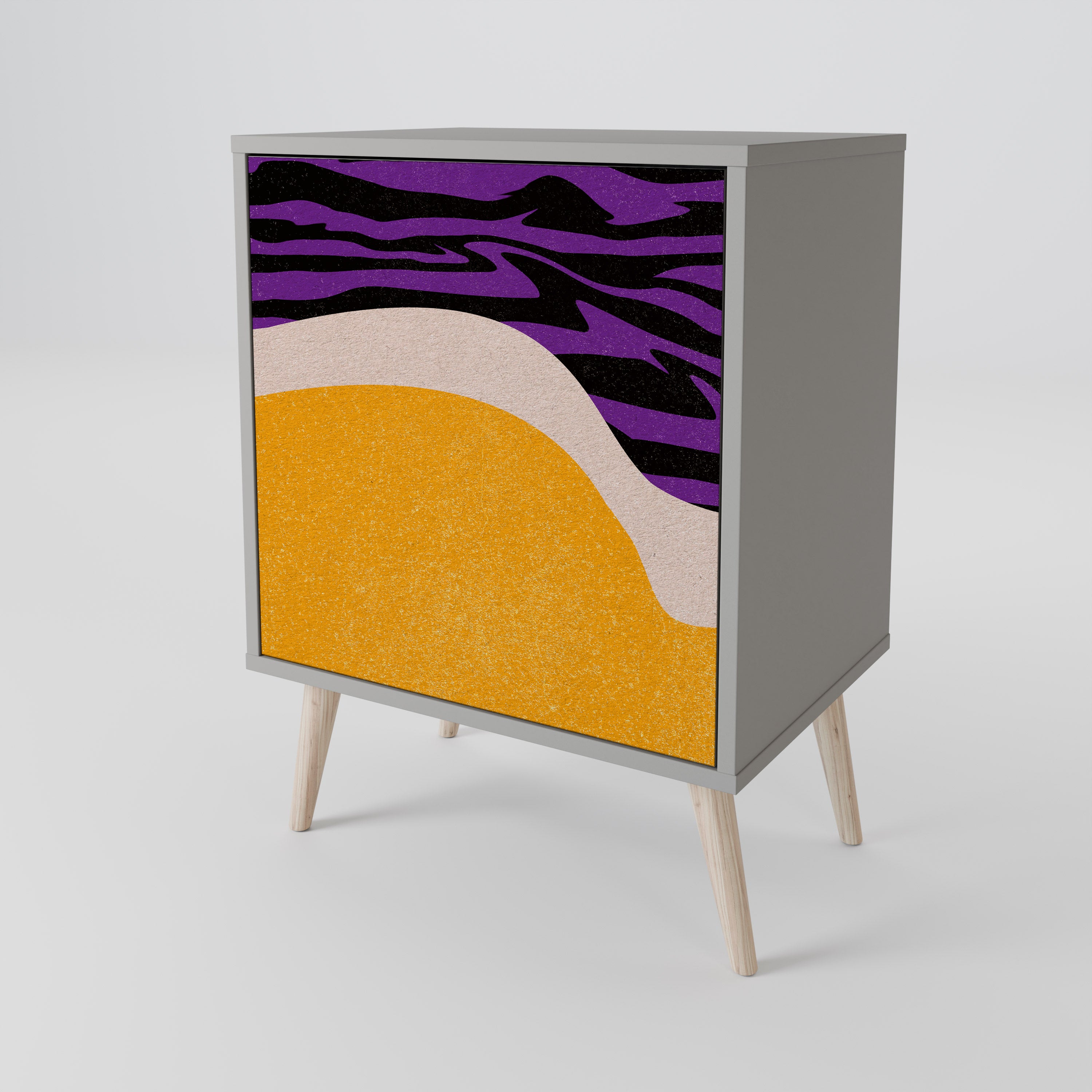 INDEPENDENT BORDER Komoda 1-drzwiowa korpus Szary