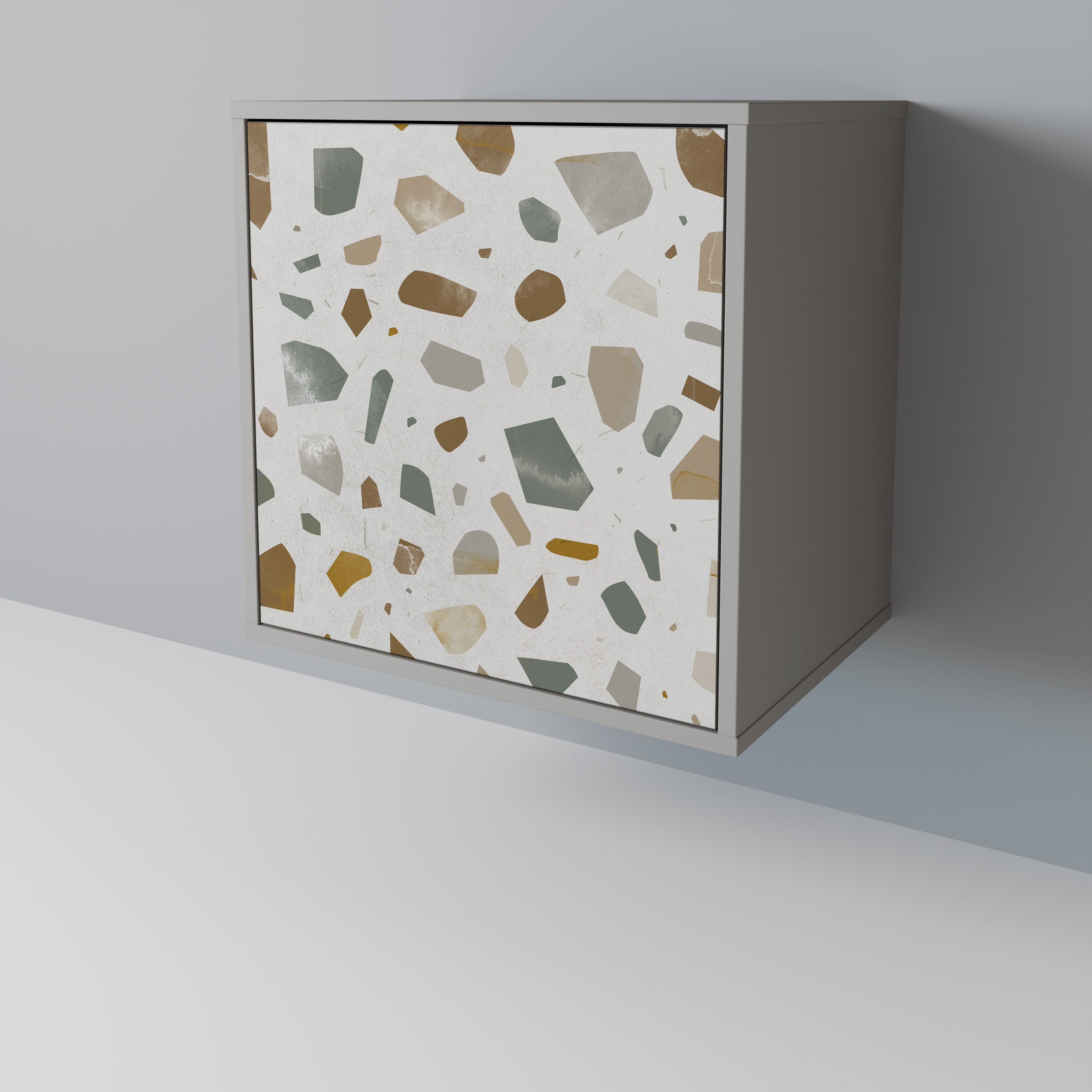 PIECES OF TOMORROW Komoda 1-drzwiowa korpus Szary