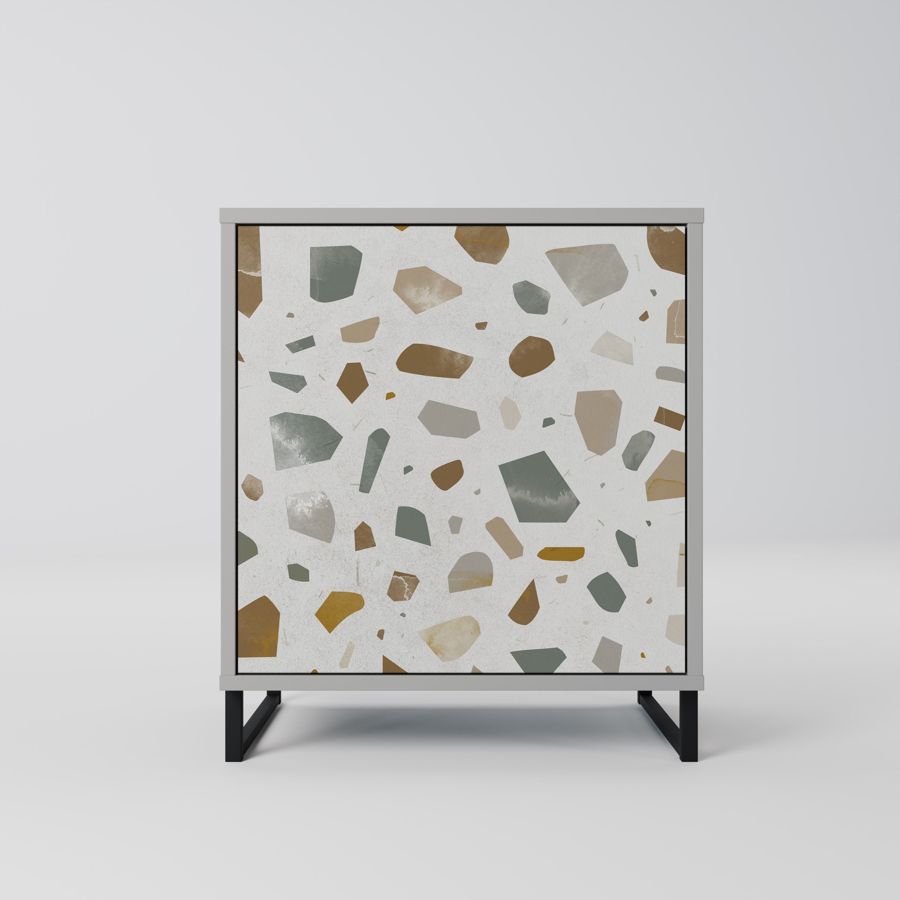 PIECES OF TOMORROW Komoda 1-drzwiowa korpus Szary