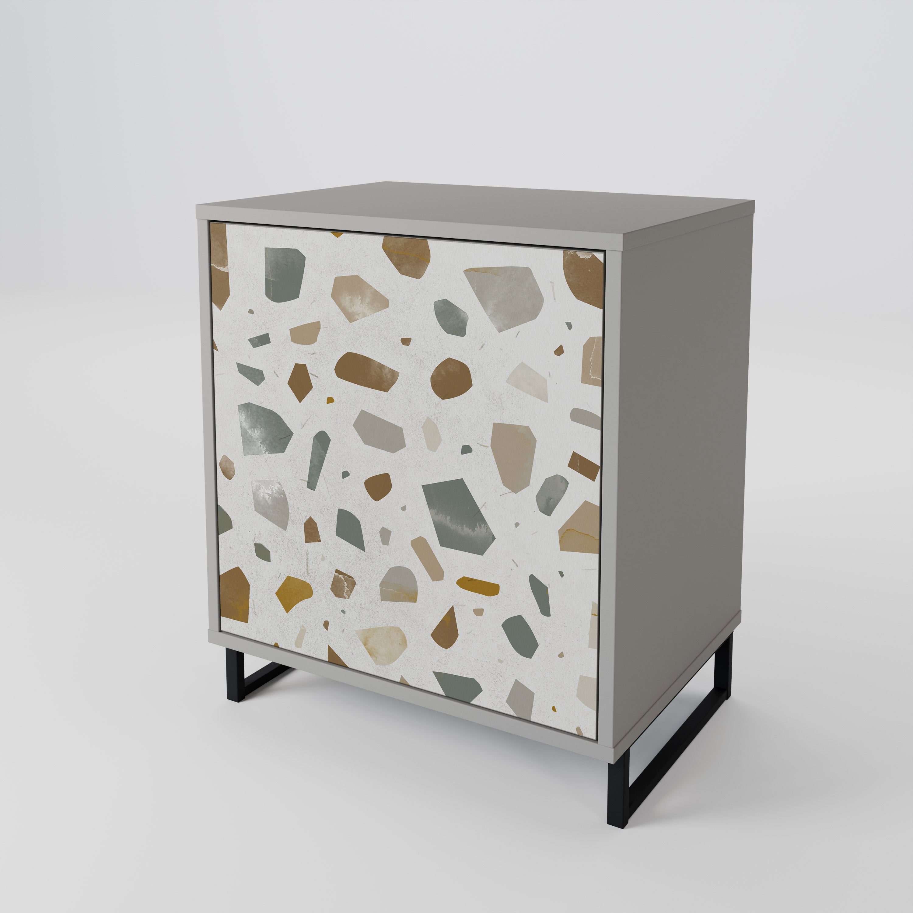 PIECES OF TOMORROW Komoda 1-drzwiowa korpus Szary