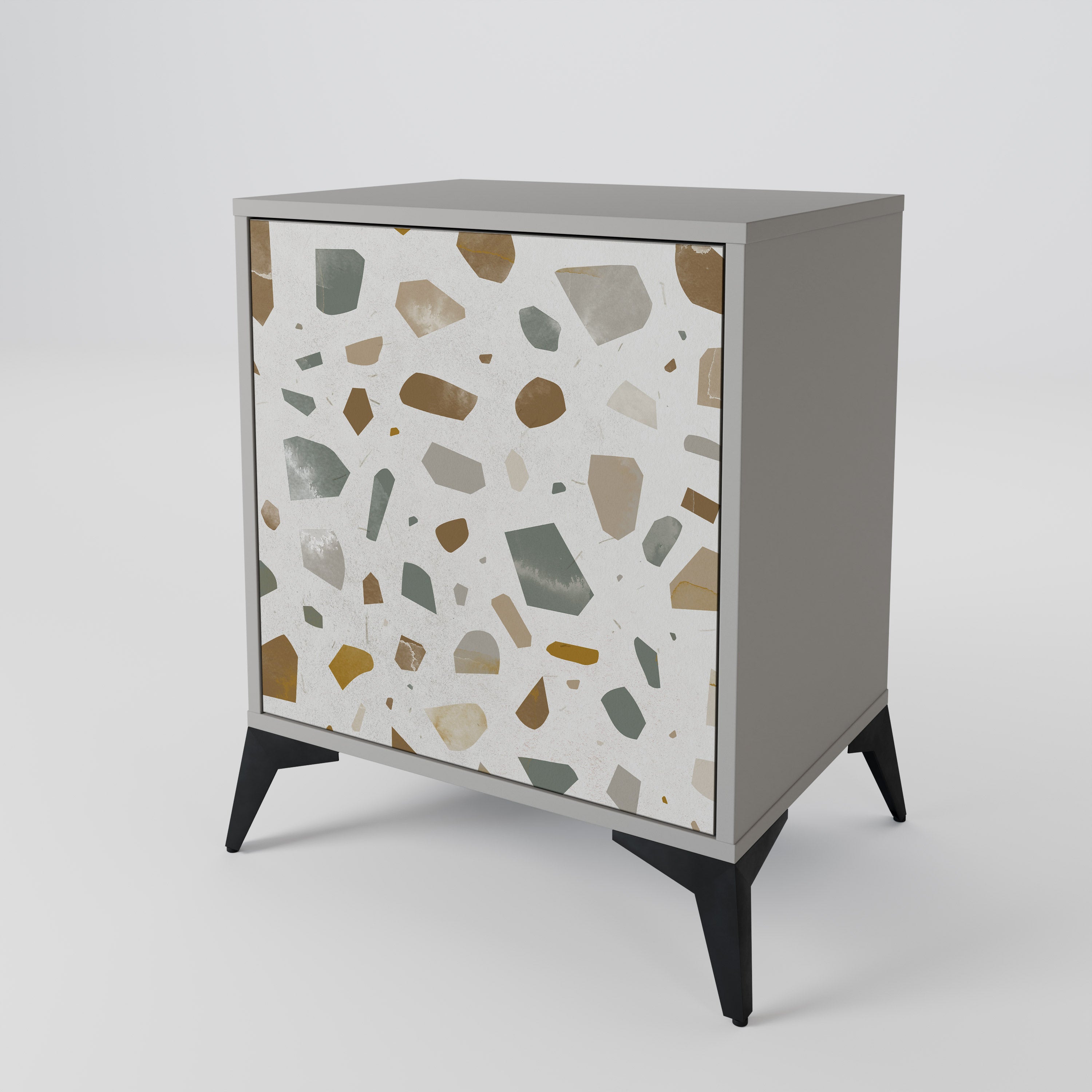 PIECES OF TOMORROW Komoda 1-drzwiowa korpus Szary