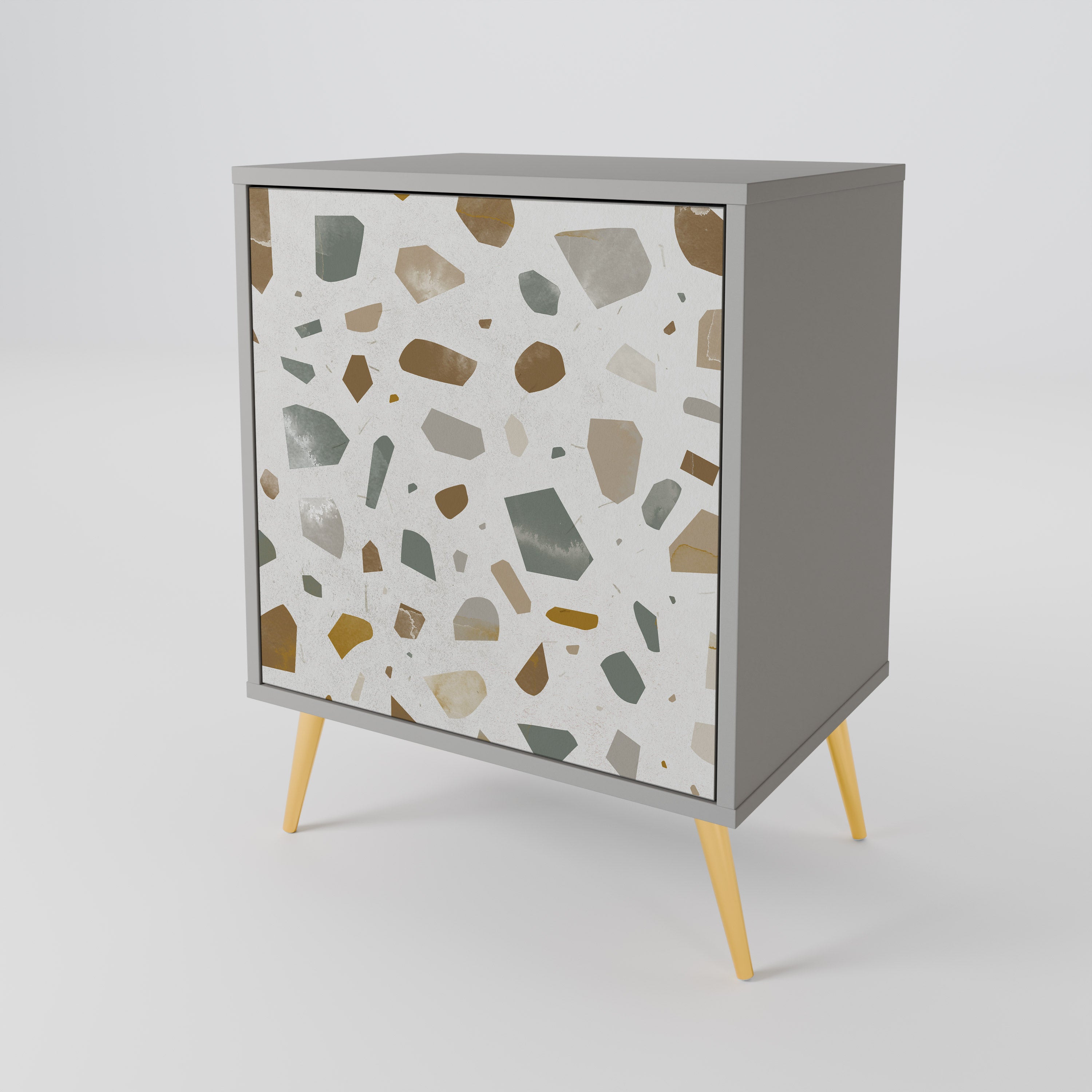 PIECES OF TOMORROW Komoda 1-drzwiowa korpus Szary