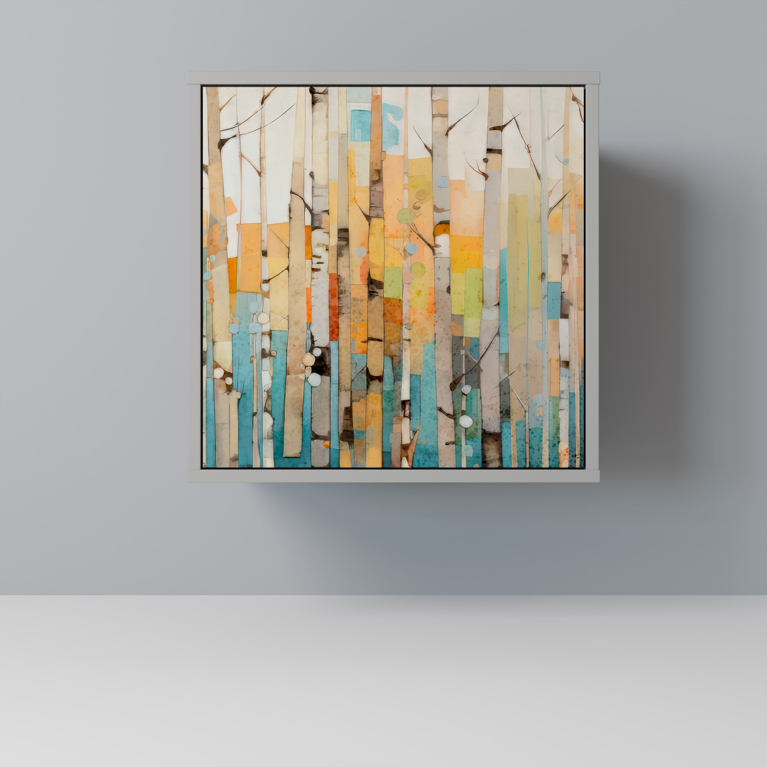 BIRCH KALEIDOSCOPE Komoda 1-drzwiowa korpus Szary