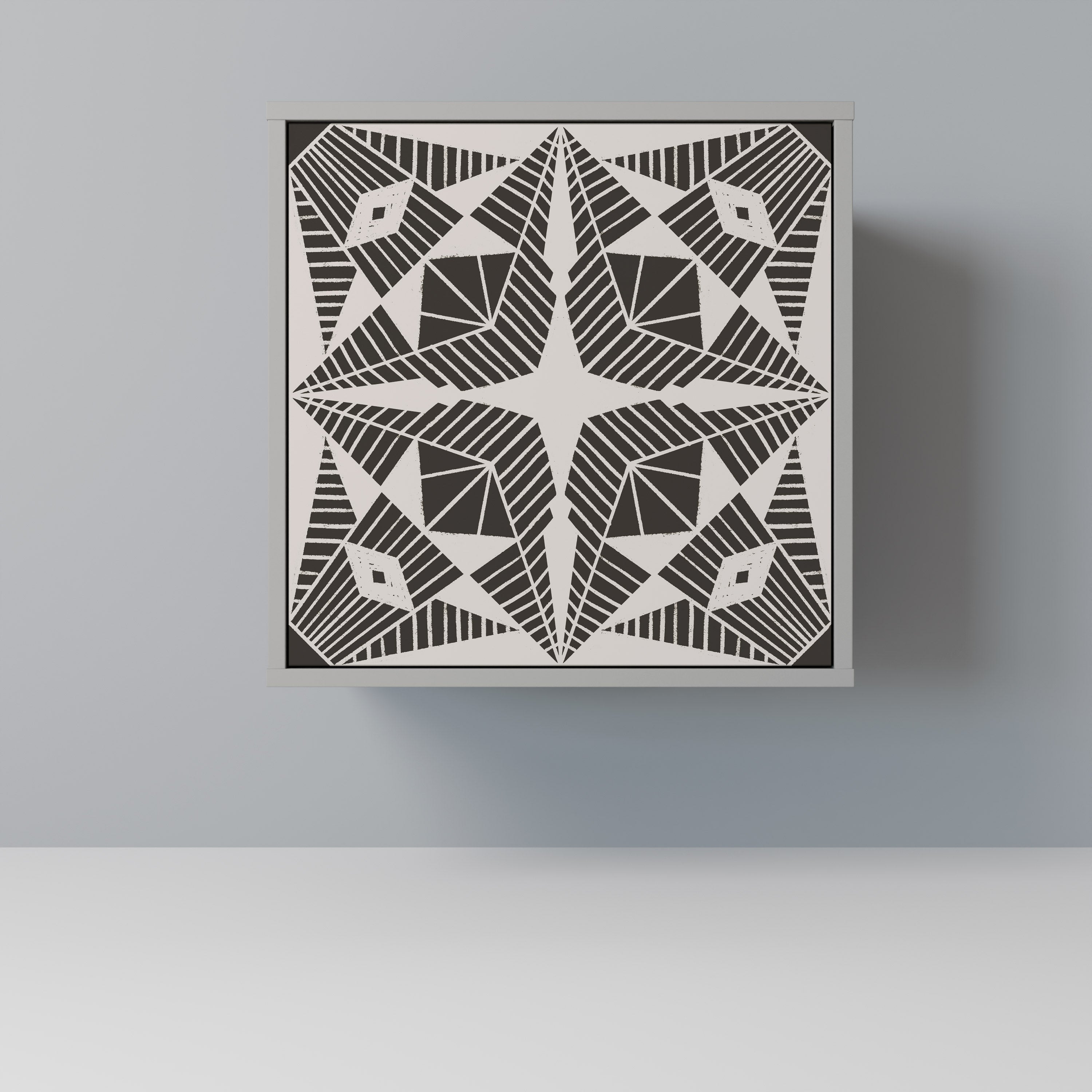 MONOCHROME NEXUS Komoda 1-drzwiowa korpus Szary