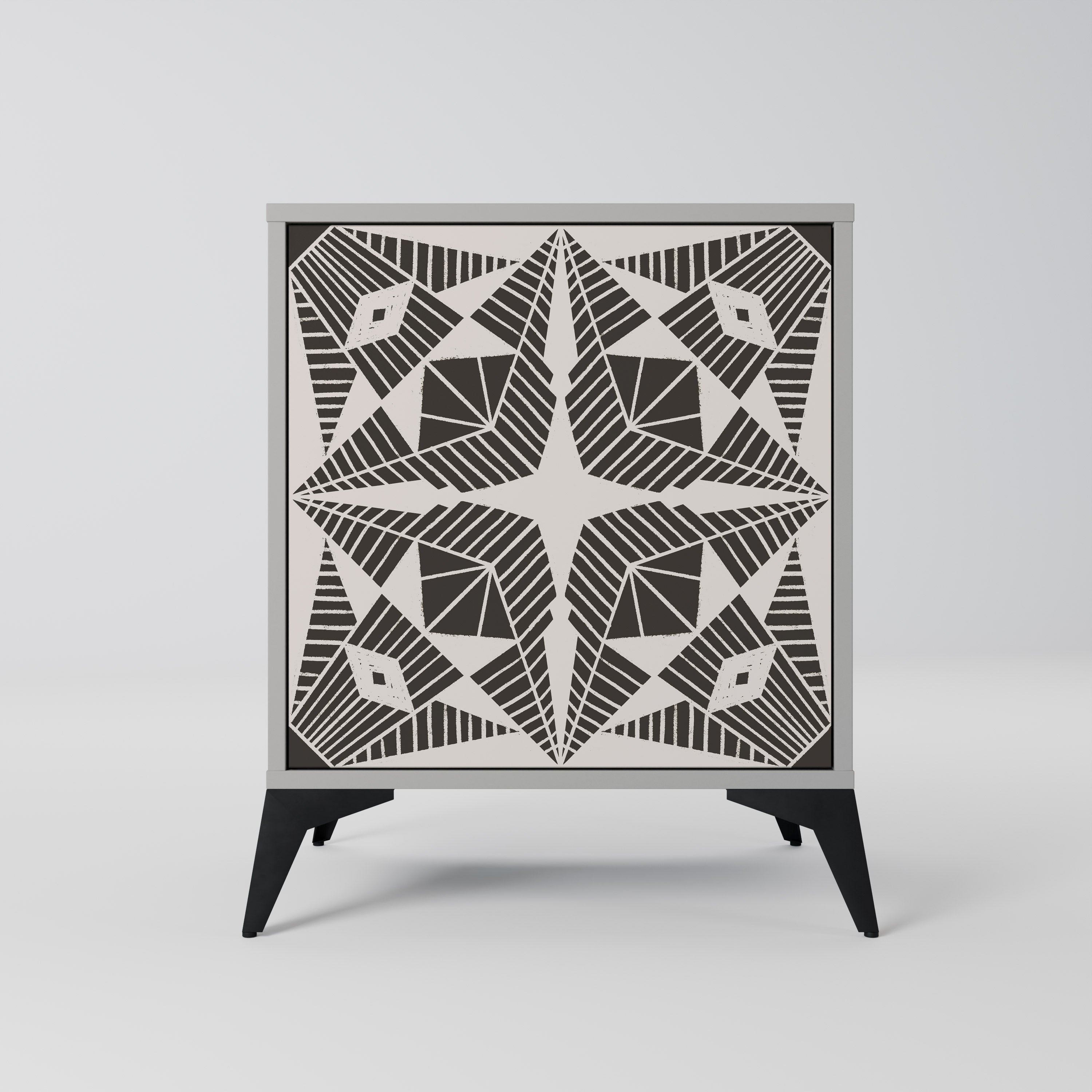 MONOCHROME NEXUS Komoda 1-drzwiowa korpus Szary