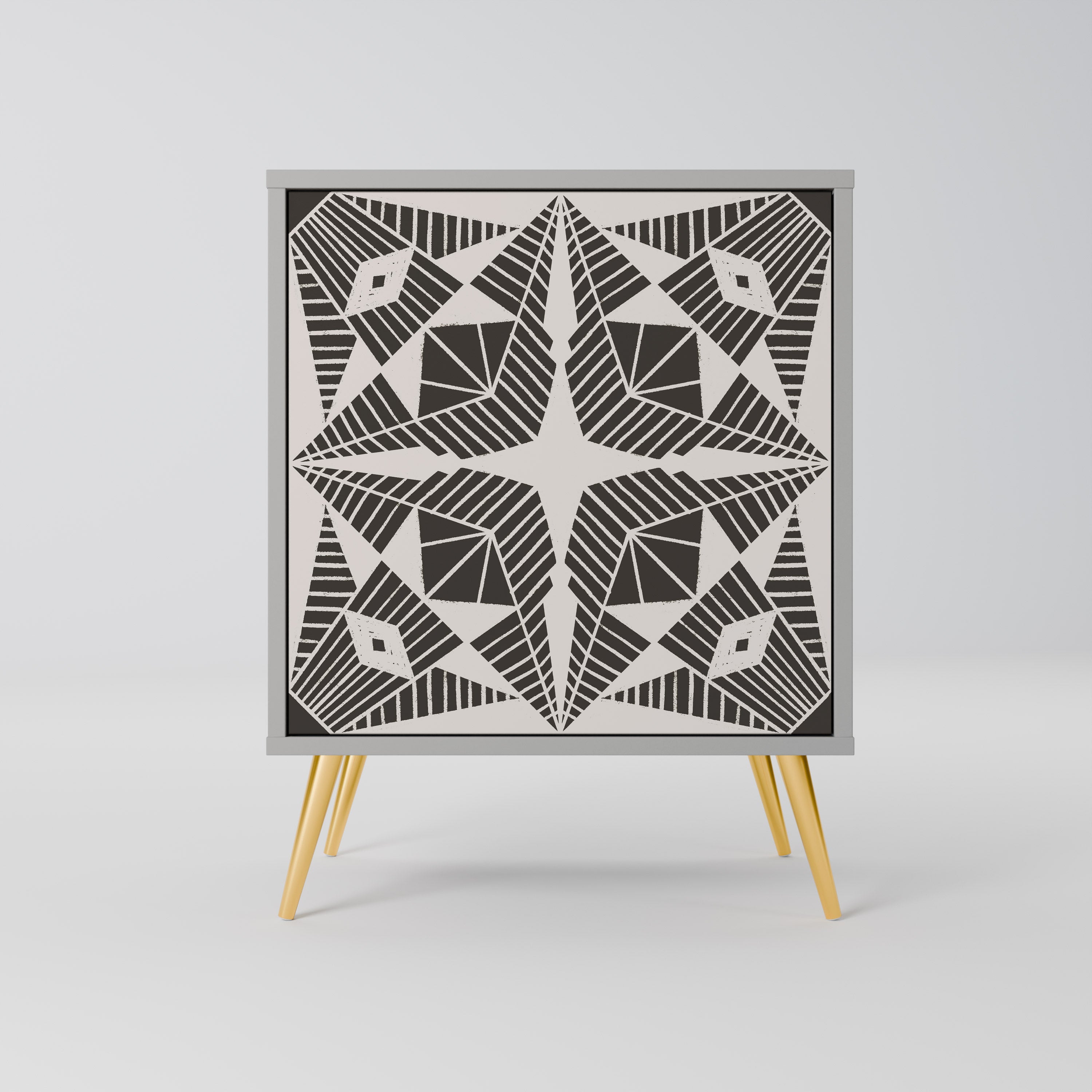 MONOCHROME NEXUS Komoda 1-drzwiowa korpus Szary