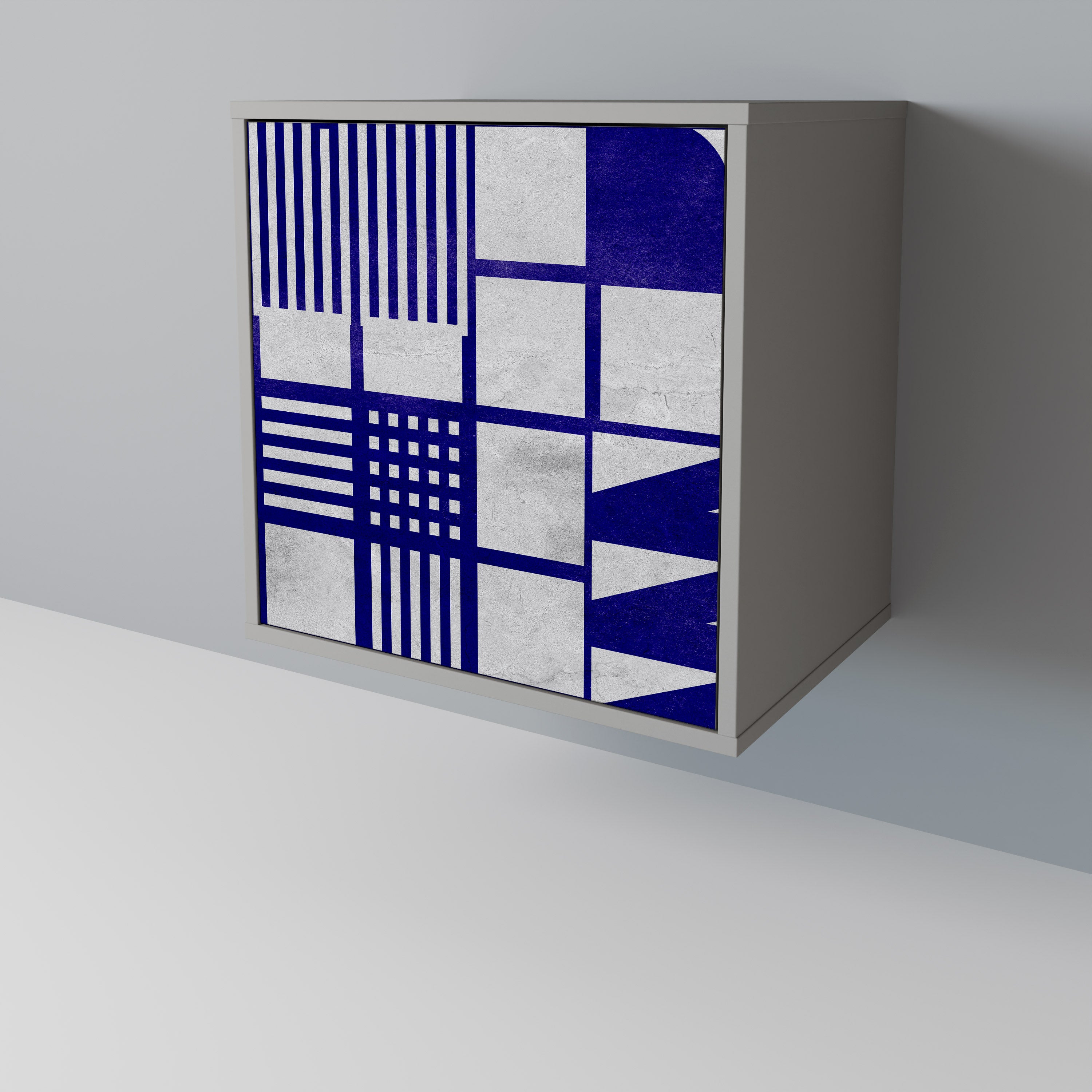 THE RIGHT PLACES Komoda 1-drzwiowa korpus Szary