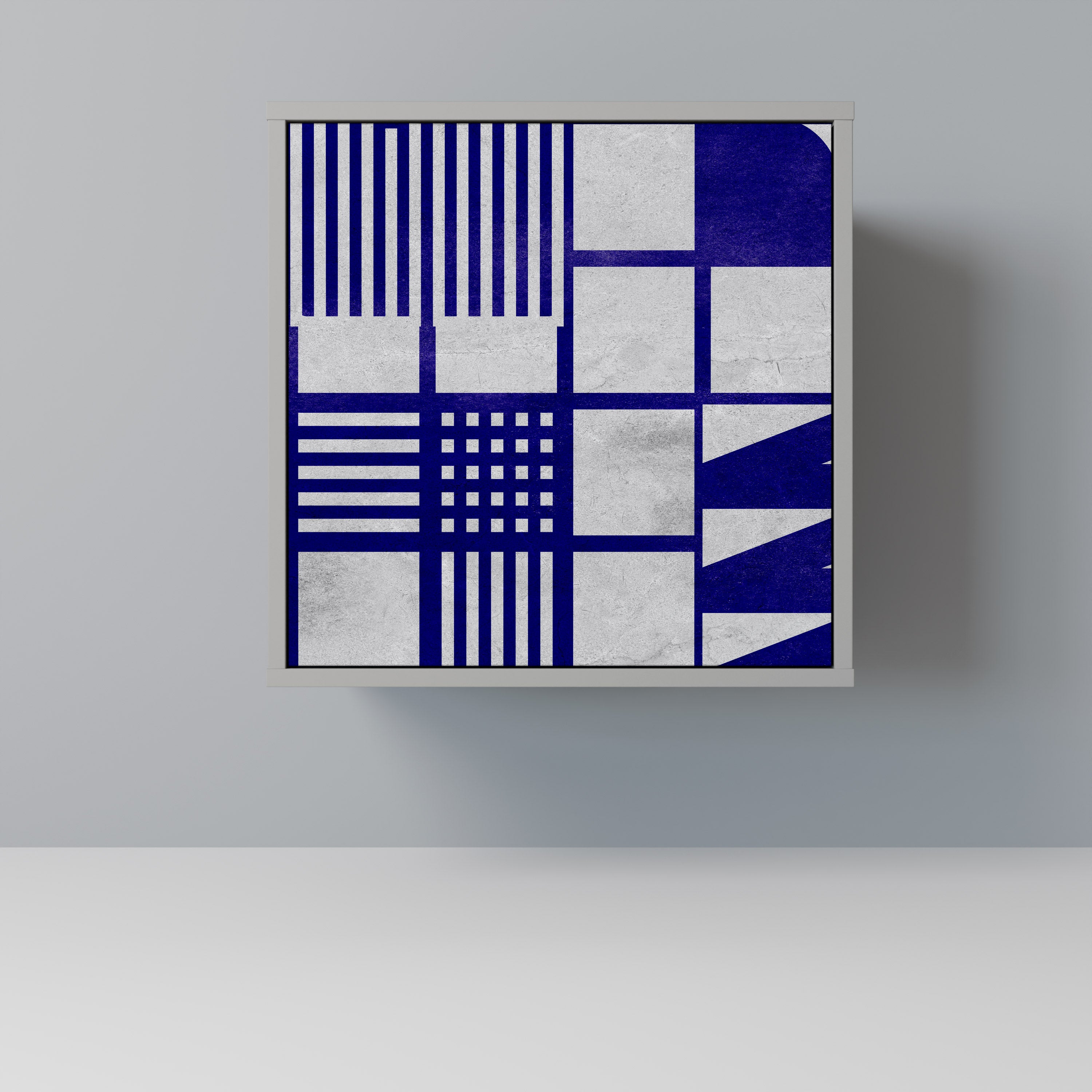 THE RIGHT PLACES Komoda 1-drzwiowa korpus Szary