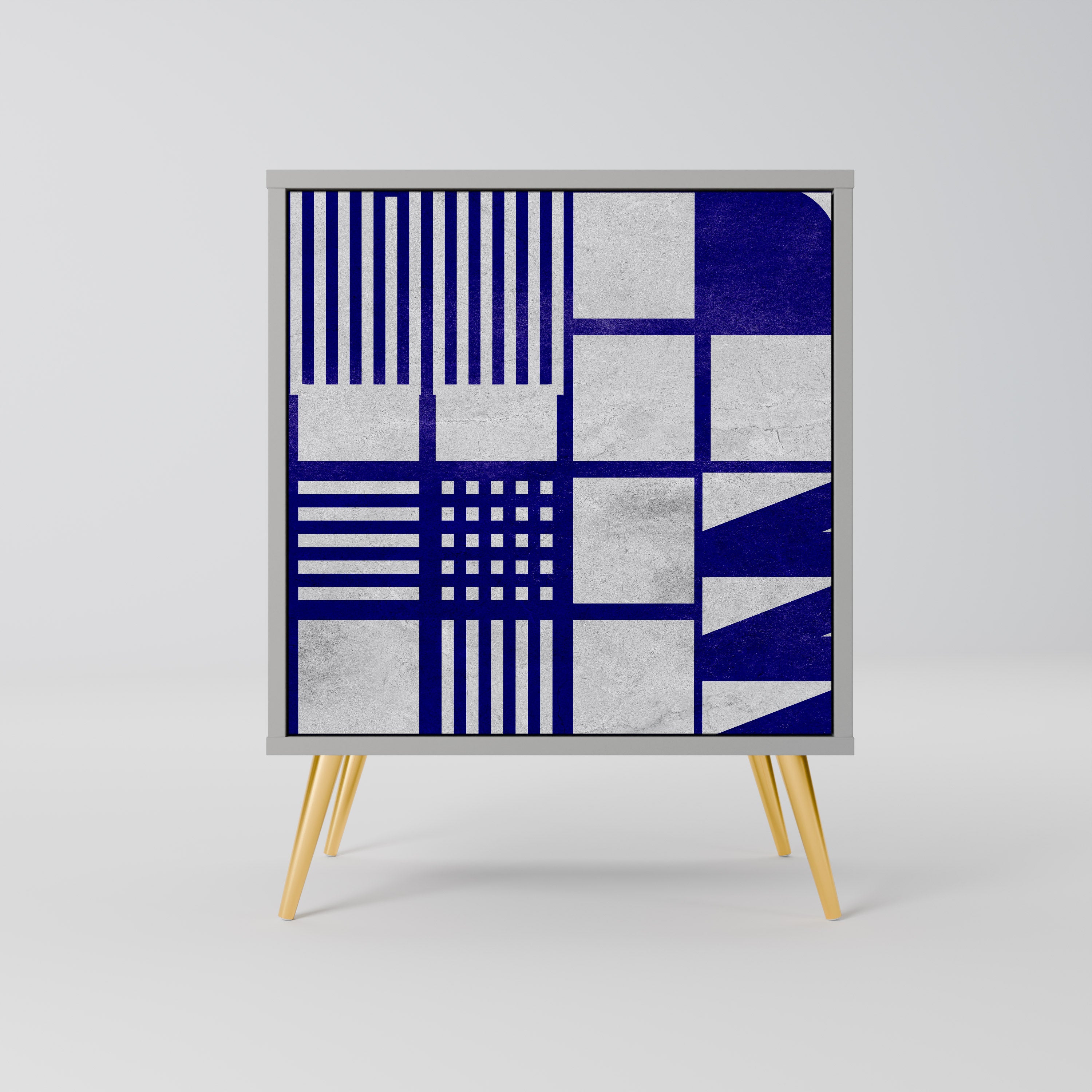 THE RIGHT PLACES Komoda 1-drzwiowa korpus Szary