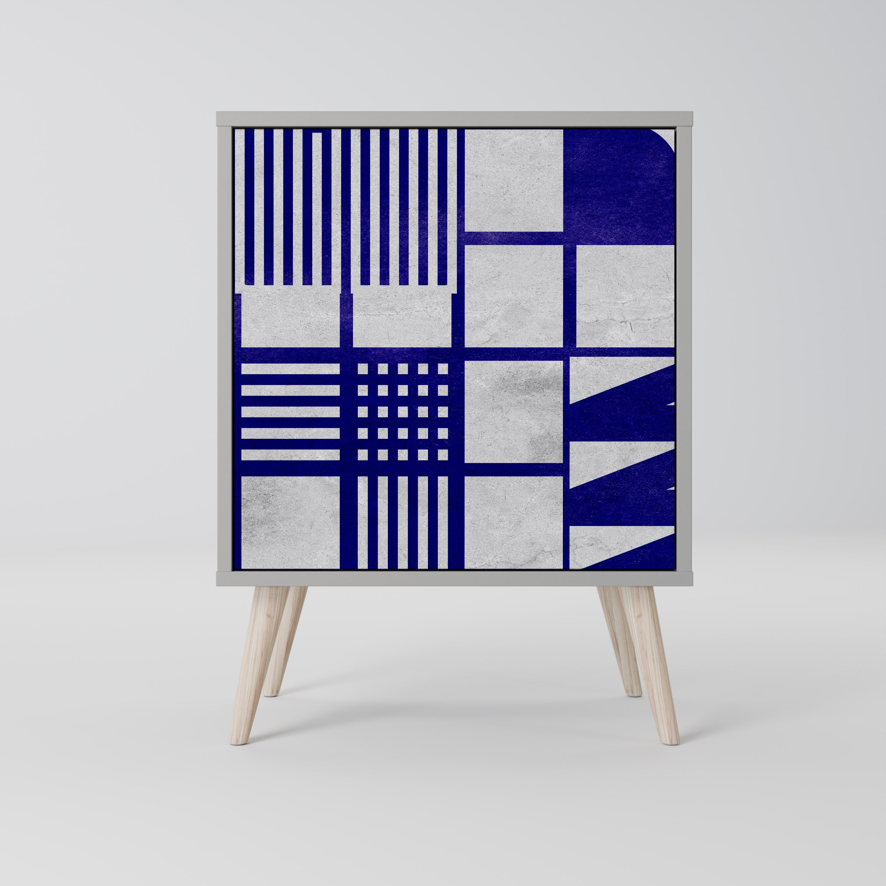 THE RIGHT PLACES Komoda 1-drzwiowa korpus Szary