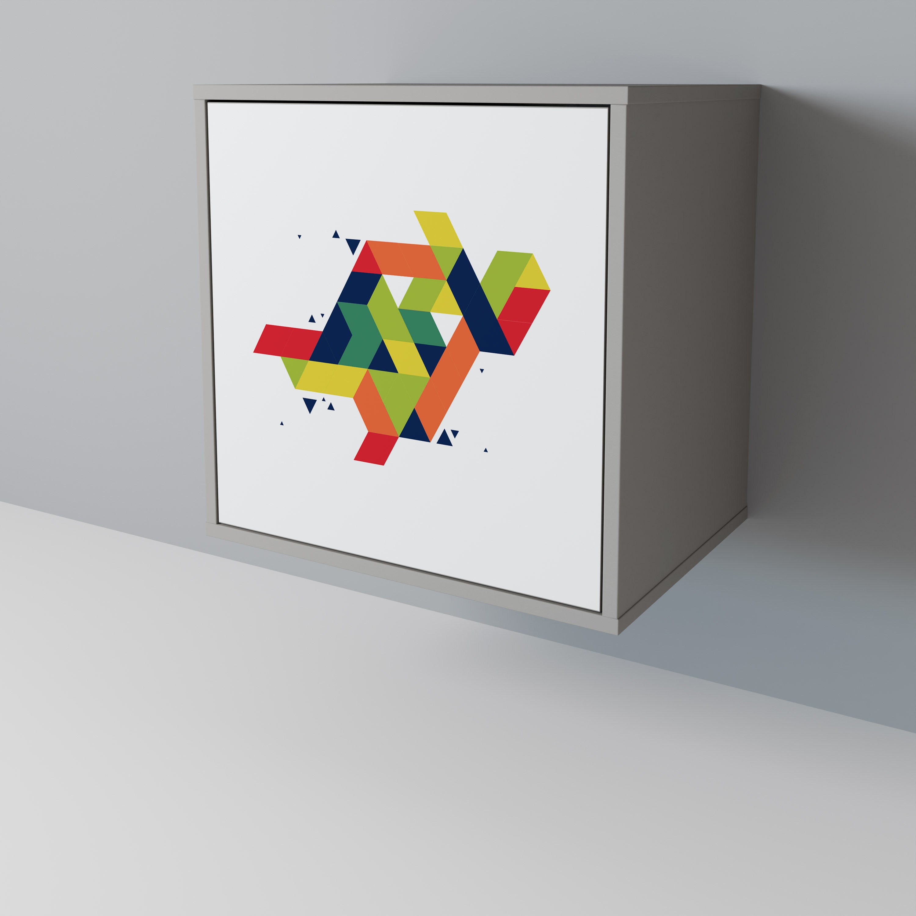 FUTURE SIGN Komoda 1-drzwiowa korpus Szary