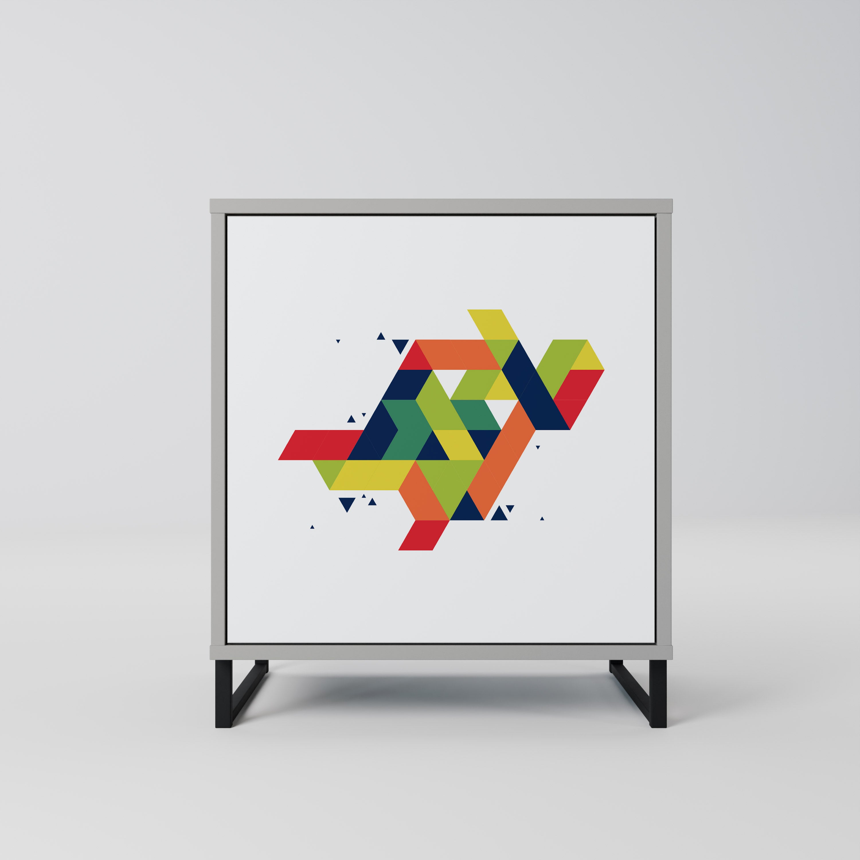 FUTURE SIGN Komoda 1-drzwiowa korpus Szary