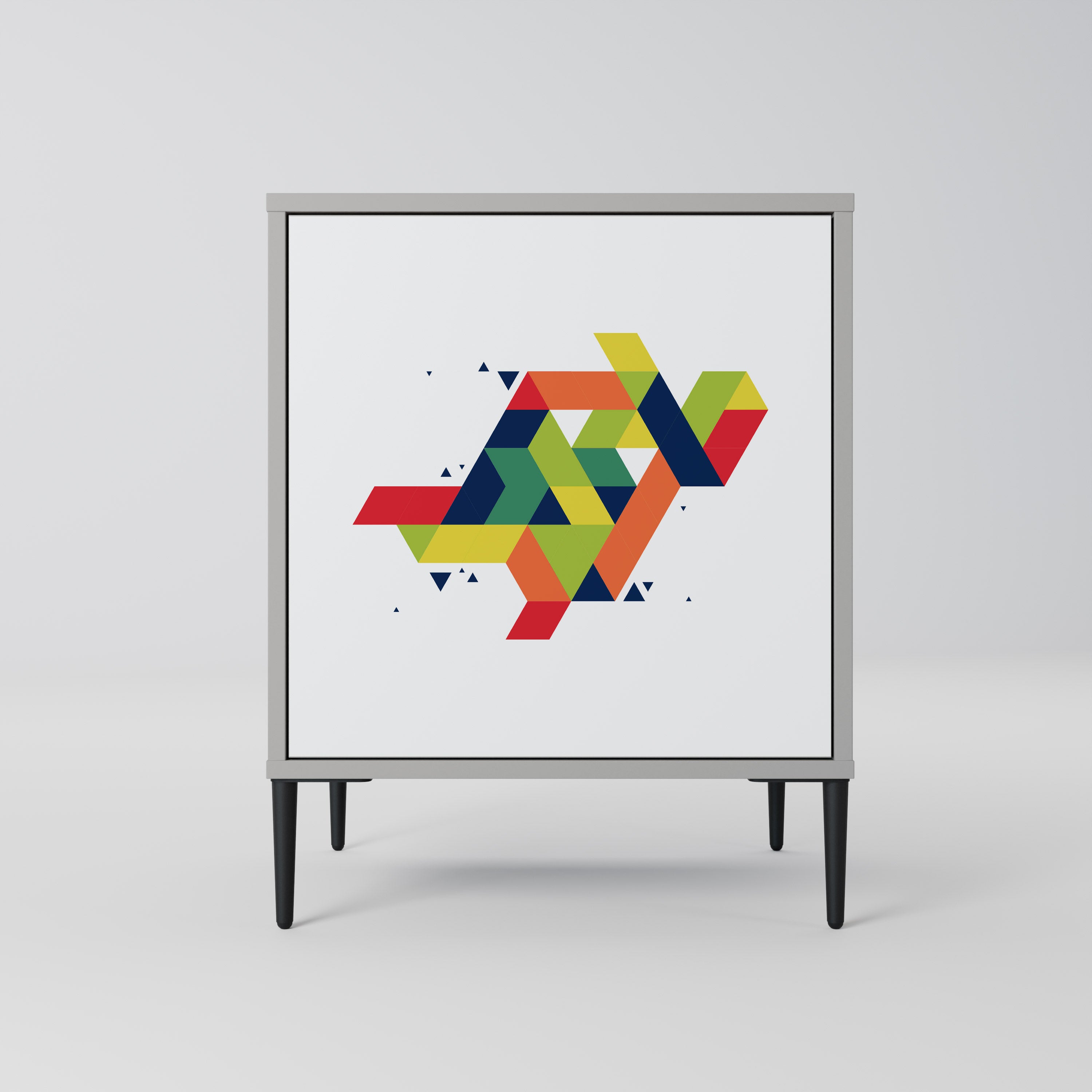 FUTURE SIGN Komoda 1-drzwiowa korpus Szary