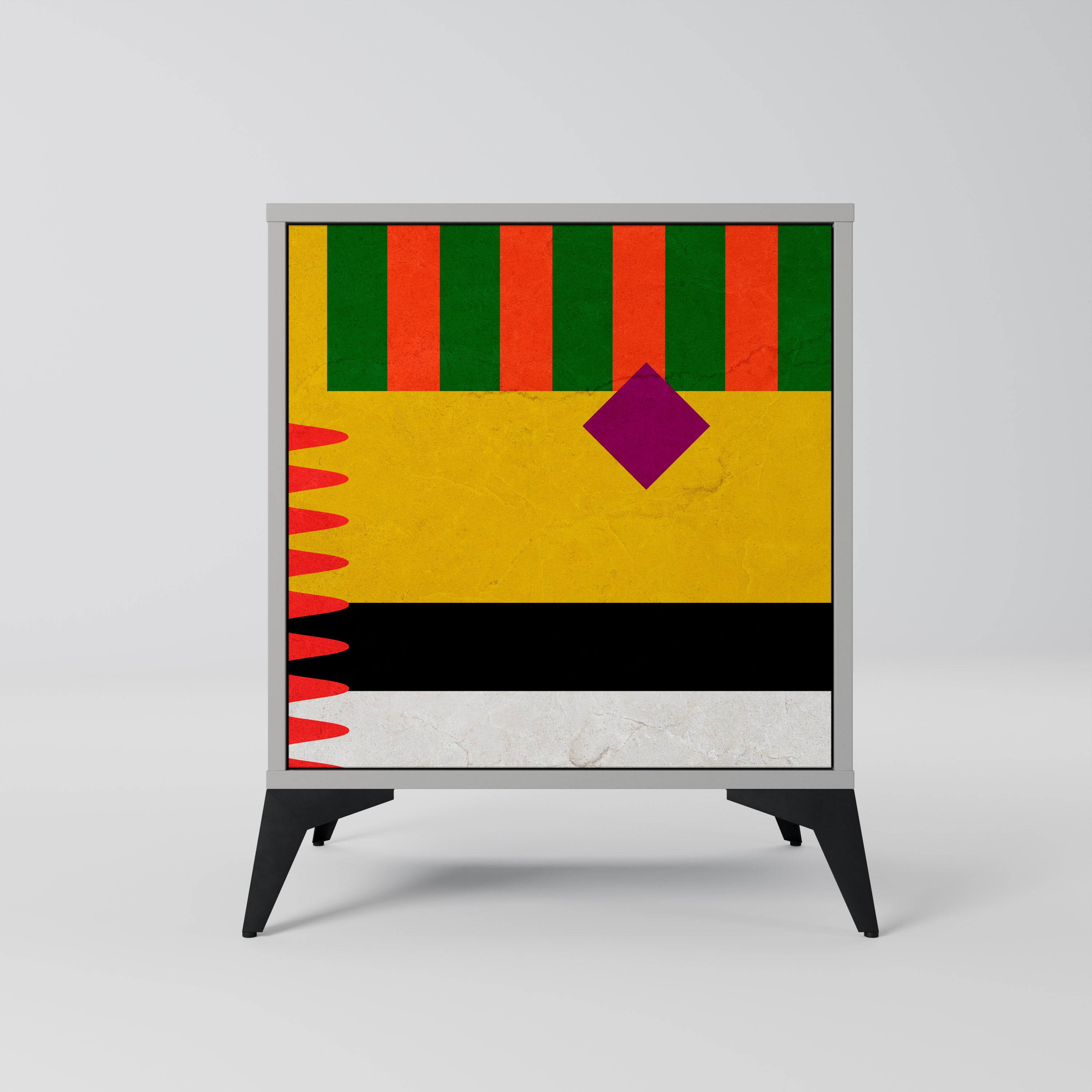 VIVID ART Komoda 1-drzwiowa korpus Szary