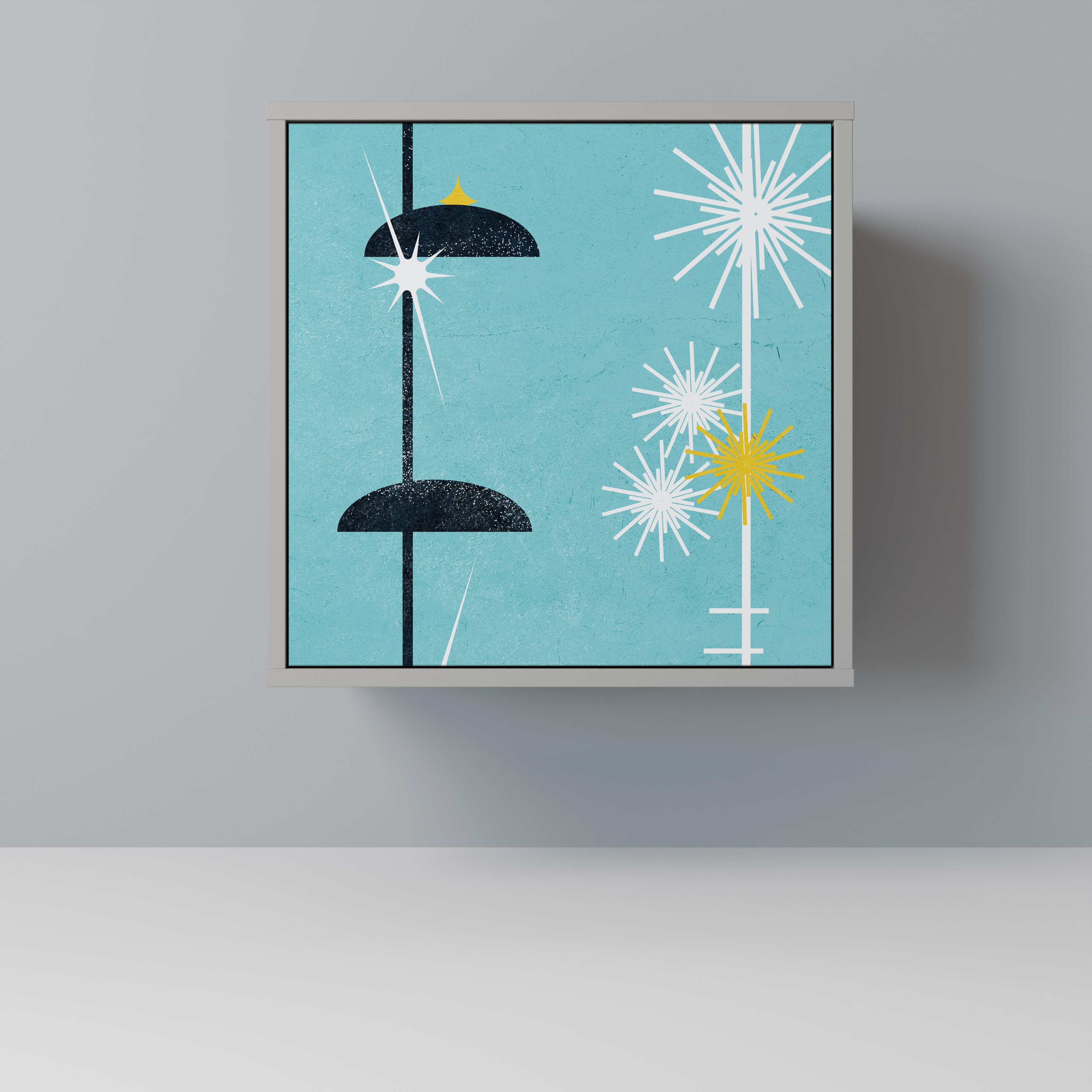 PATHS TO HAPPINESS Komoda 1-drzwiowa korpus Szary