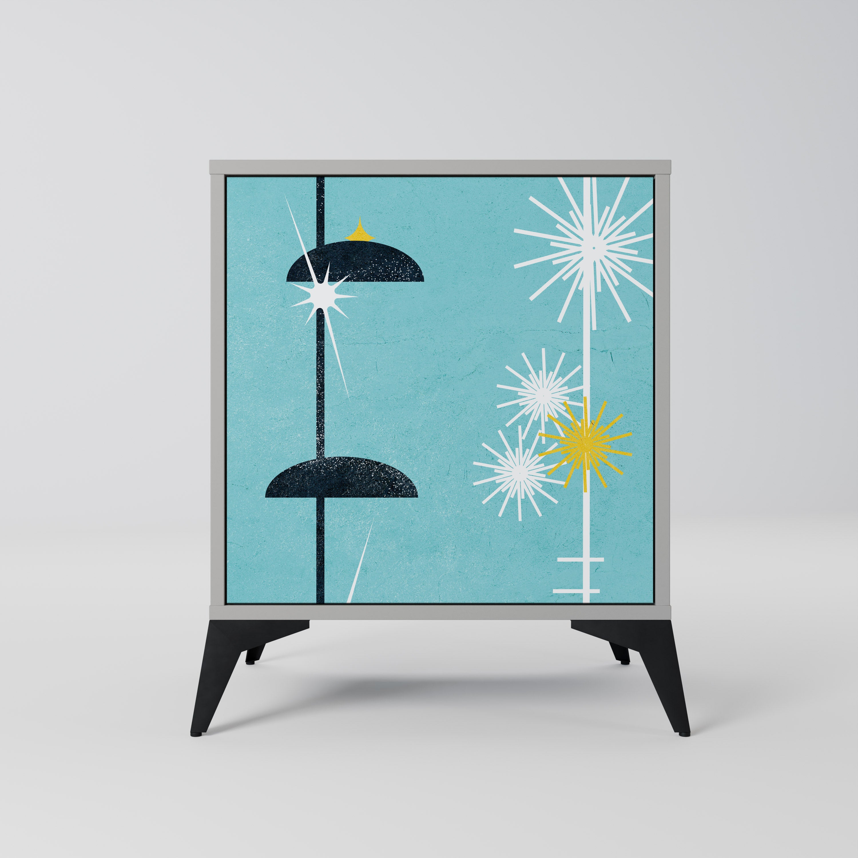 PATHS TO HAPPINESS Komoda 1-drzwiowa korpus Szary