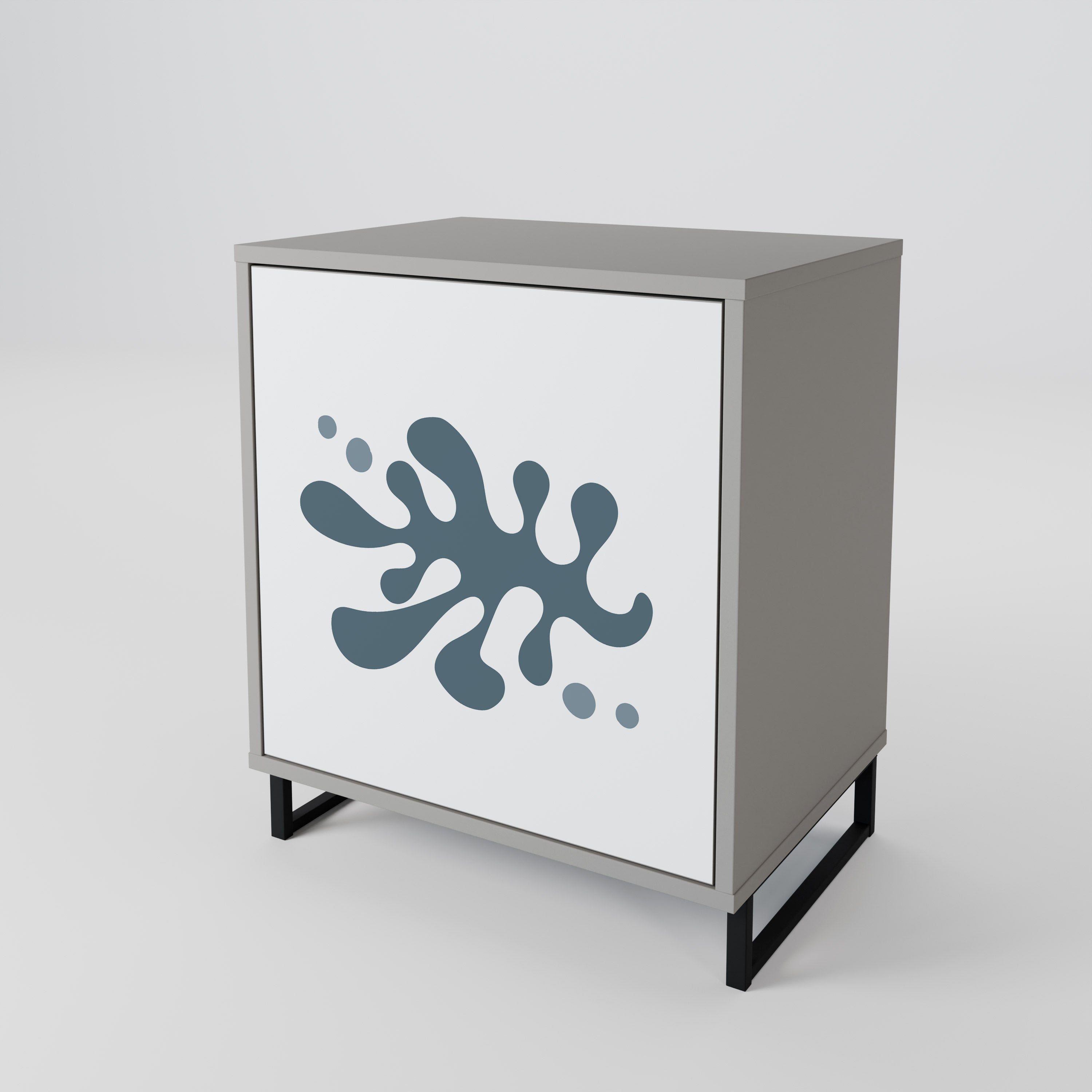 WONDERLAND VEGETATION Komoda 1-drzwiowa korpus Szary