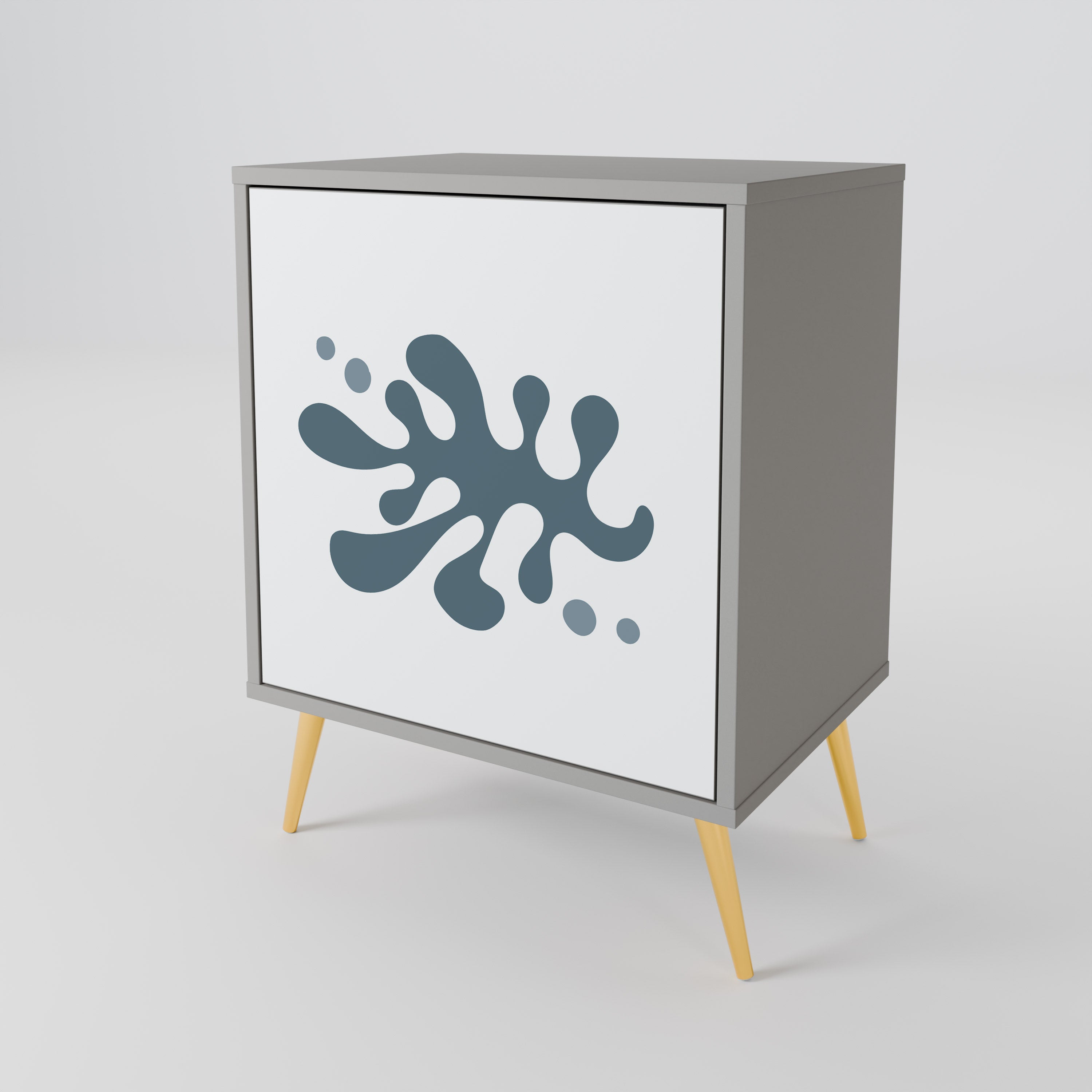 WONDERLAND VEGETATION Komoda 1-drzwiowa korpus Szary