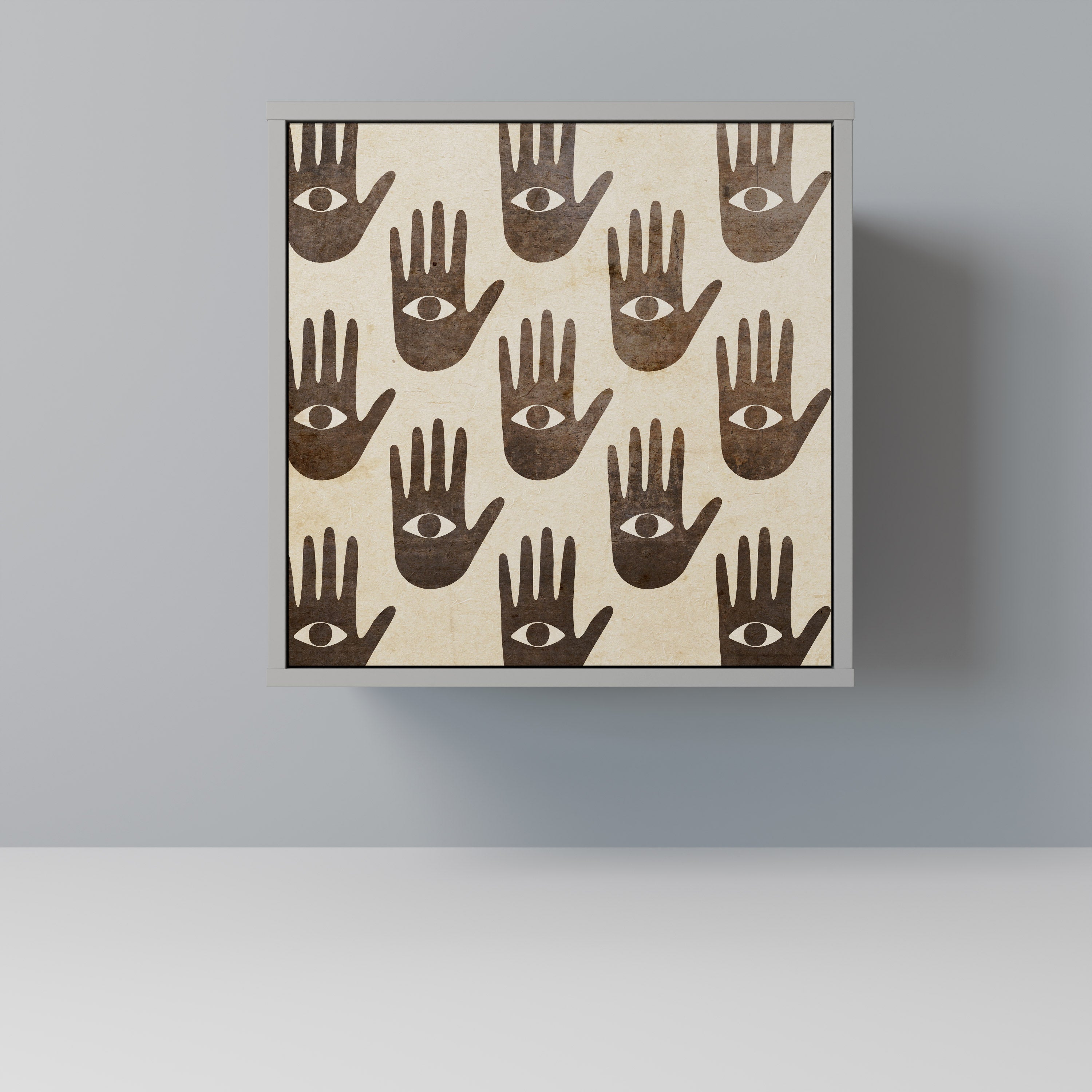 SEE MORE Komoda 1-drzwiowa korpus Szary