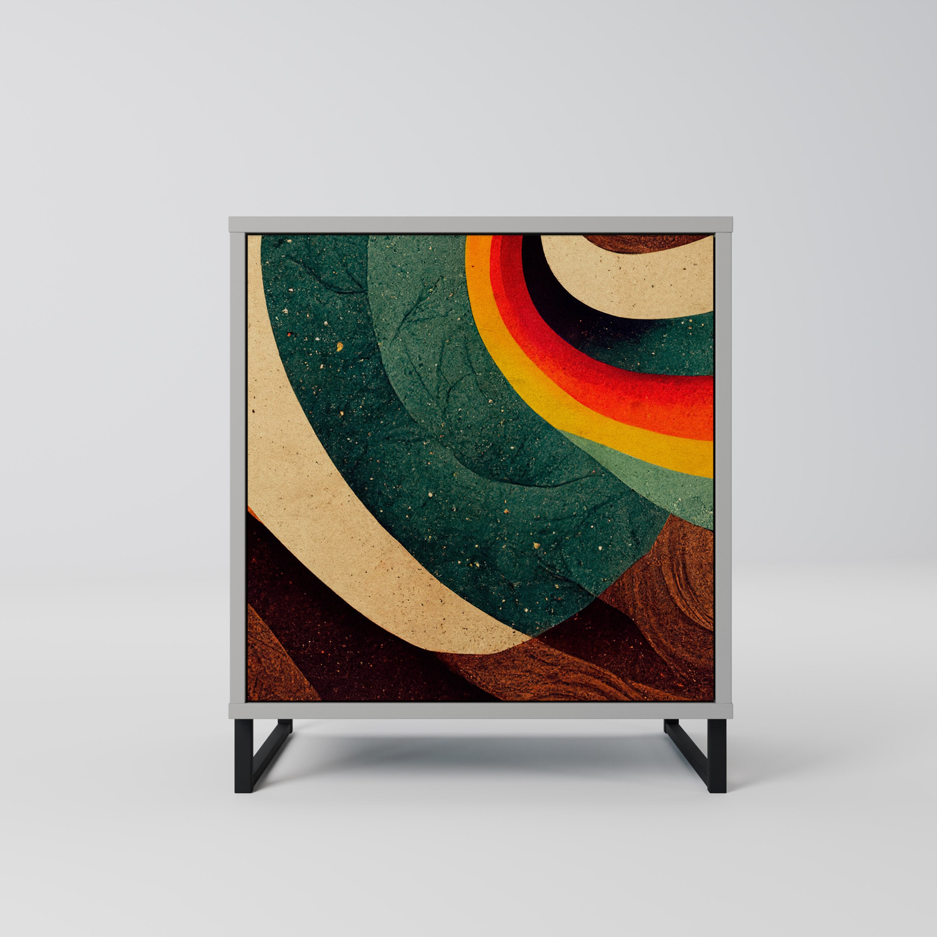 COLORFUL STRANDS Komoda 1-drzwiowa korpus Szary