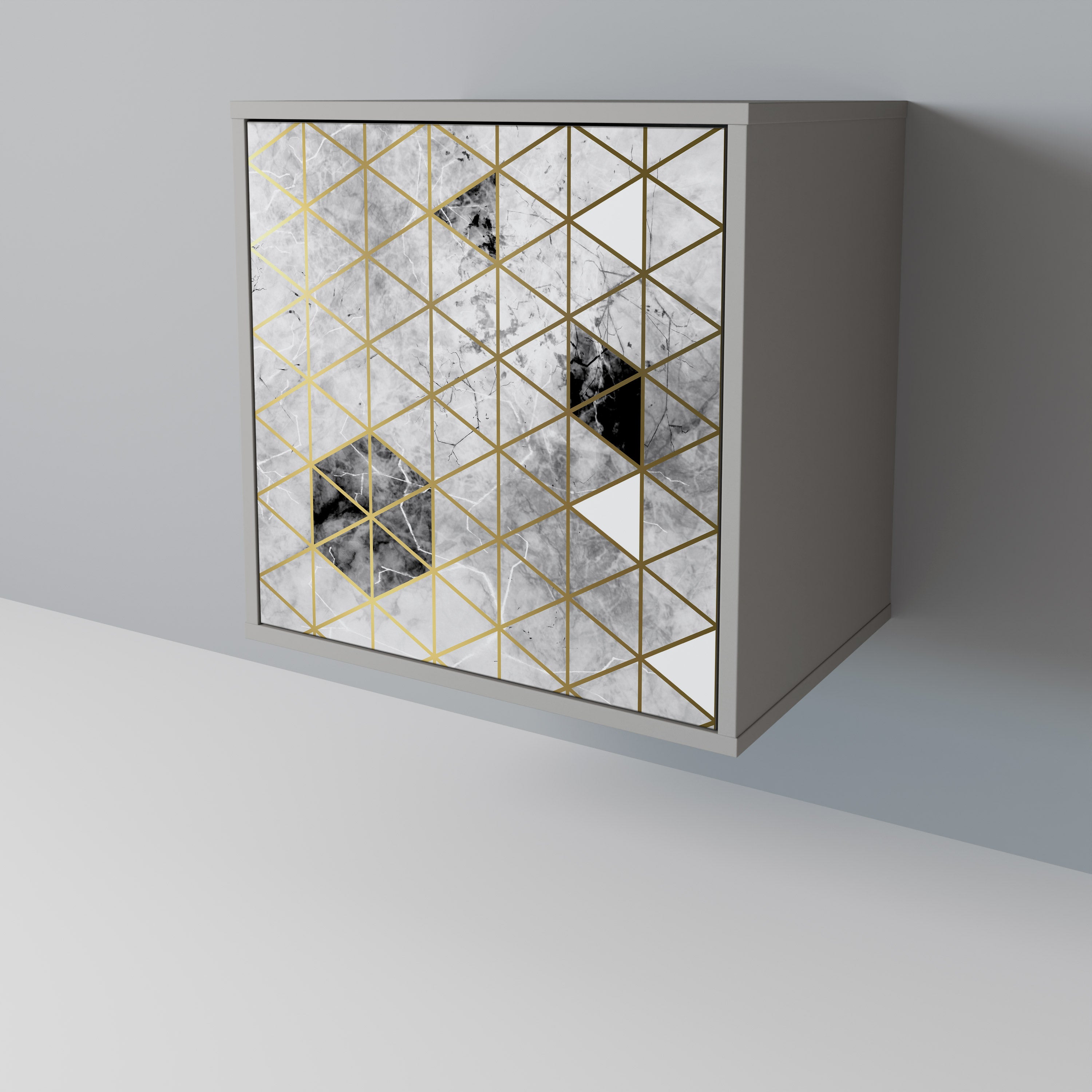 ASHEN ARIA Komoda 1-drzwiowa korpus Szary