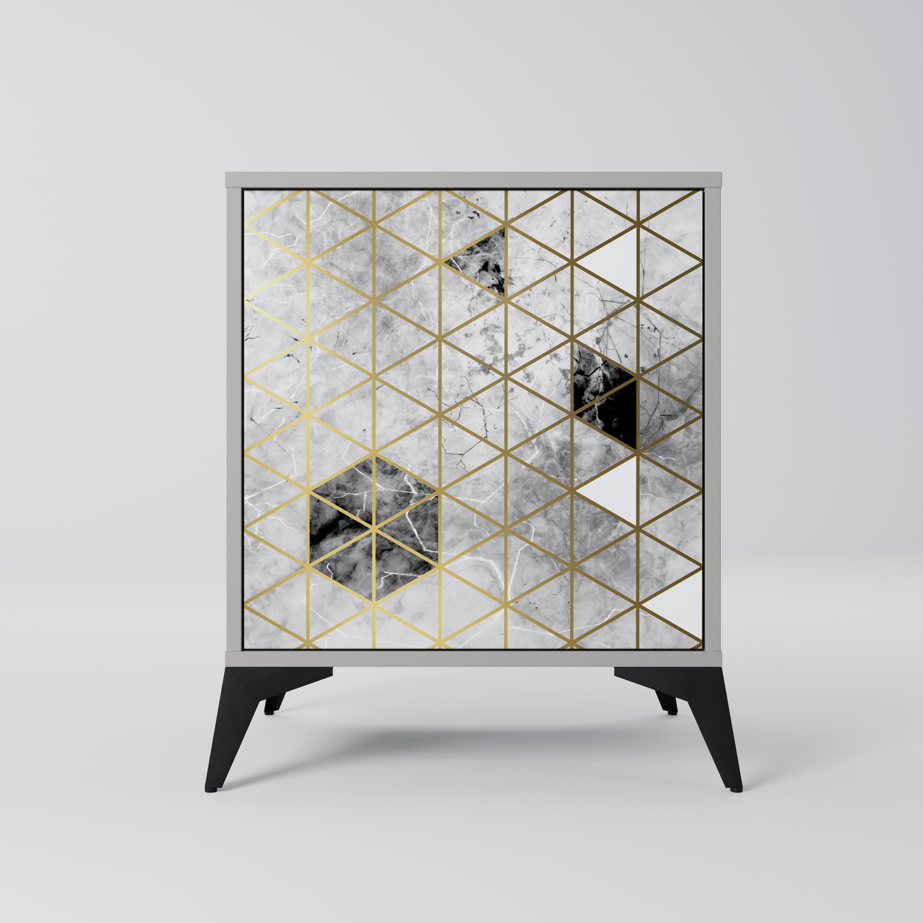 ASHEN ARIA Komoda 1-drzwiowa korpus Szary