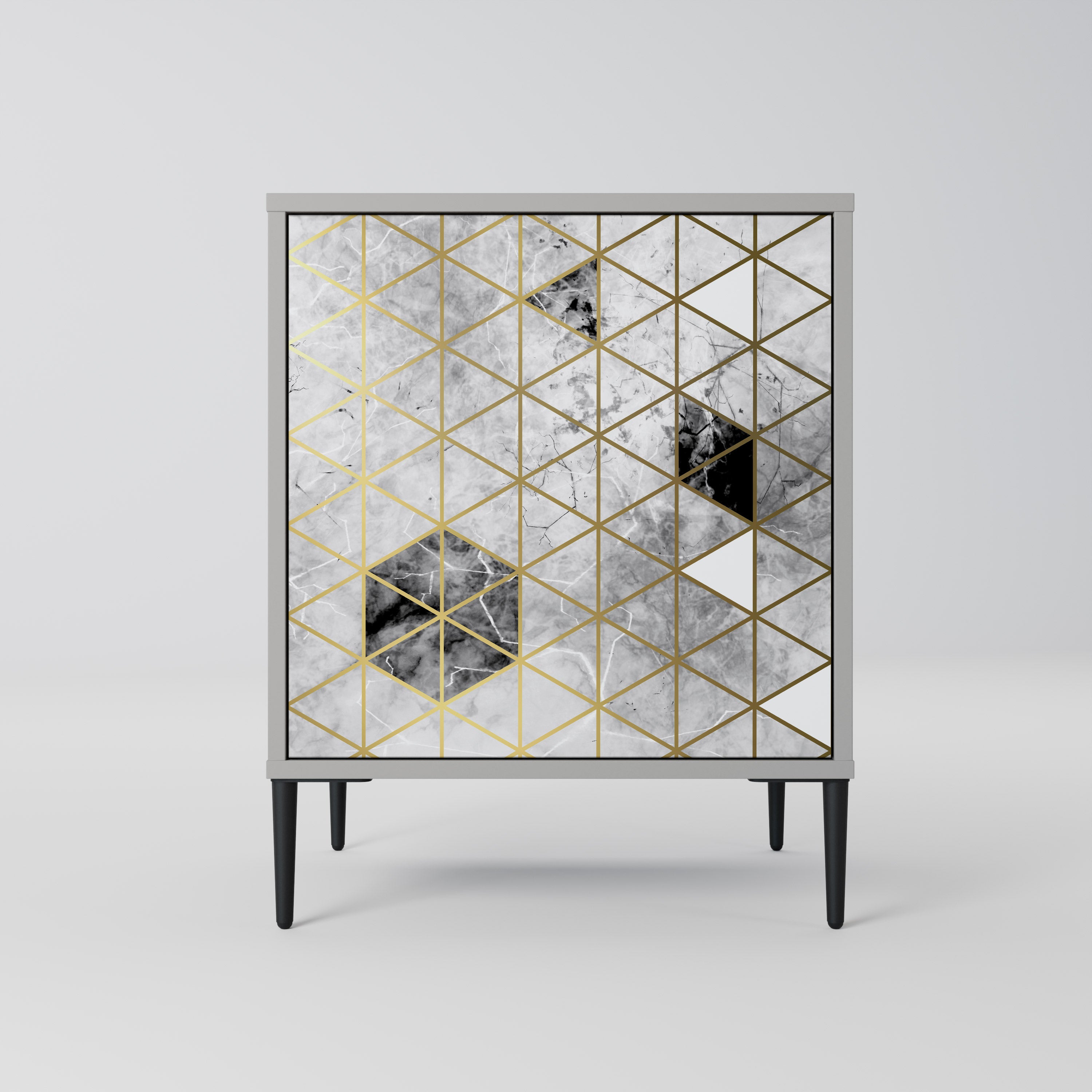 ASHEN ARIA Komoda 1-drzwiowa korpus Szary