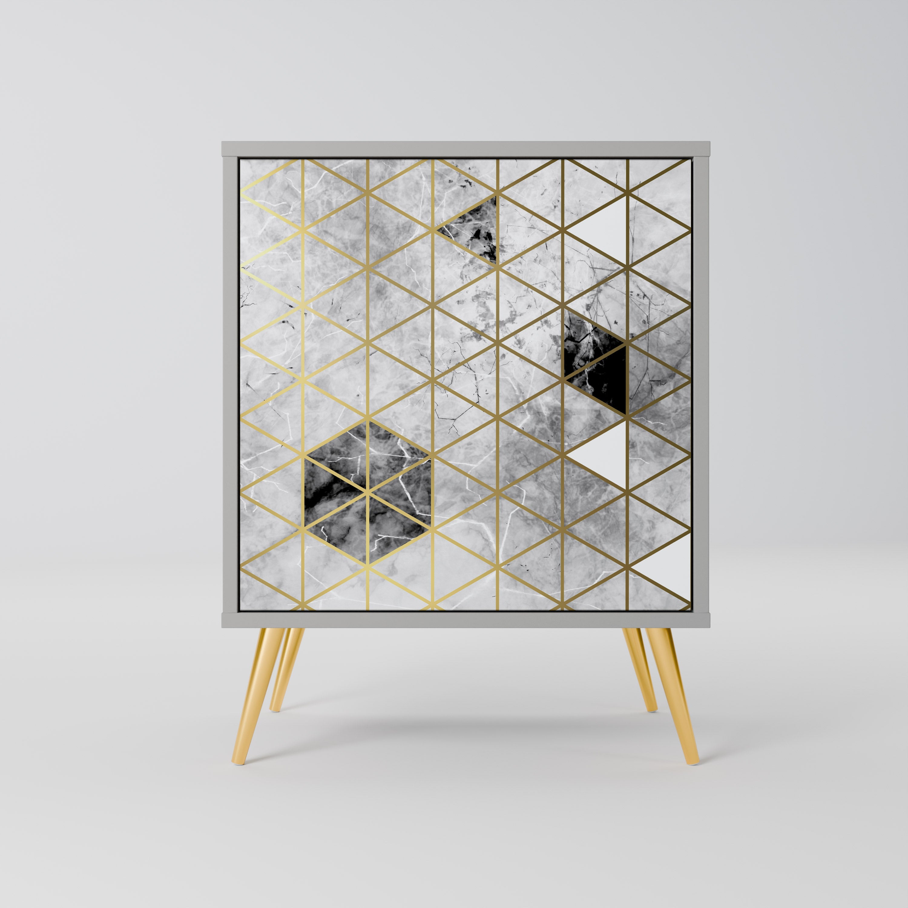 ASHEN ARIA Komoda 1-drzwiowa korpus Szary