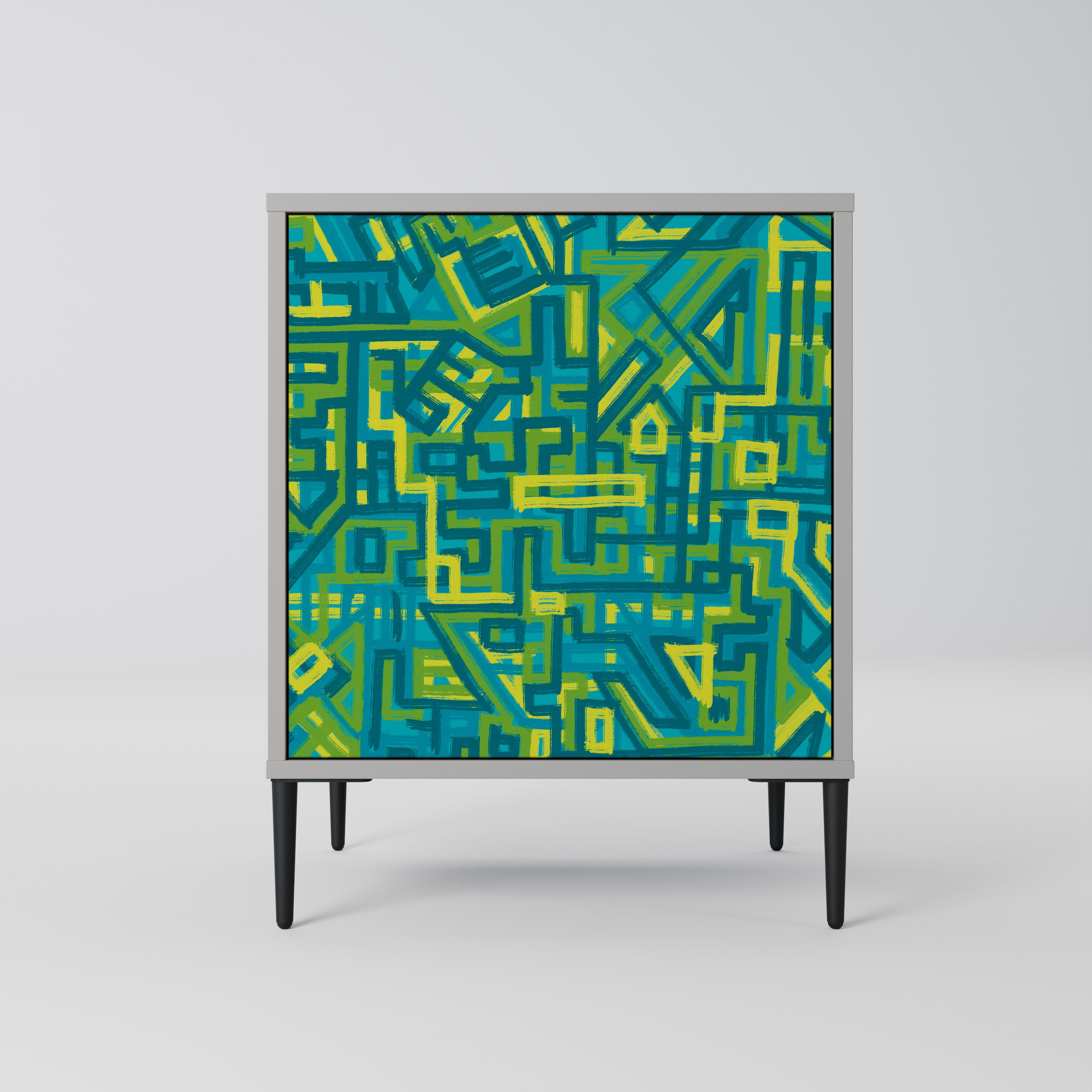 NOSTALGIC MEMORIES Komoda 1-drzwiowa korpus Szary