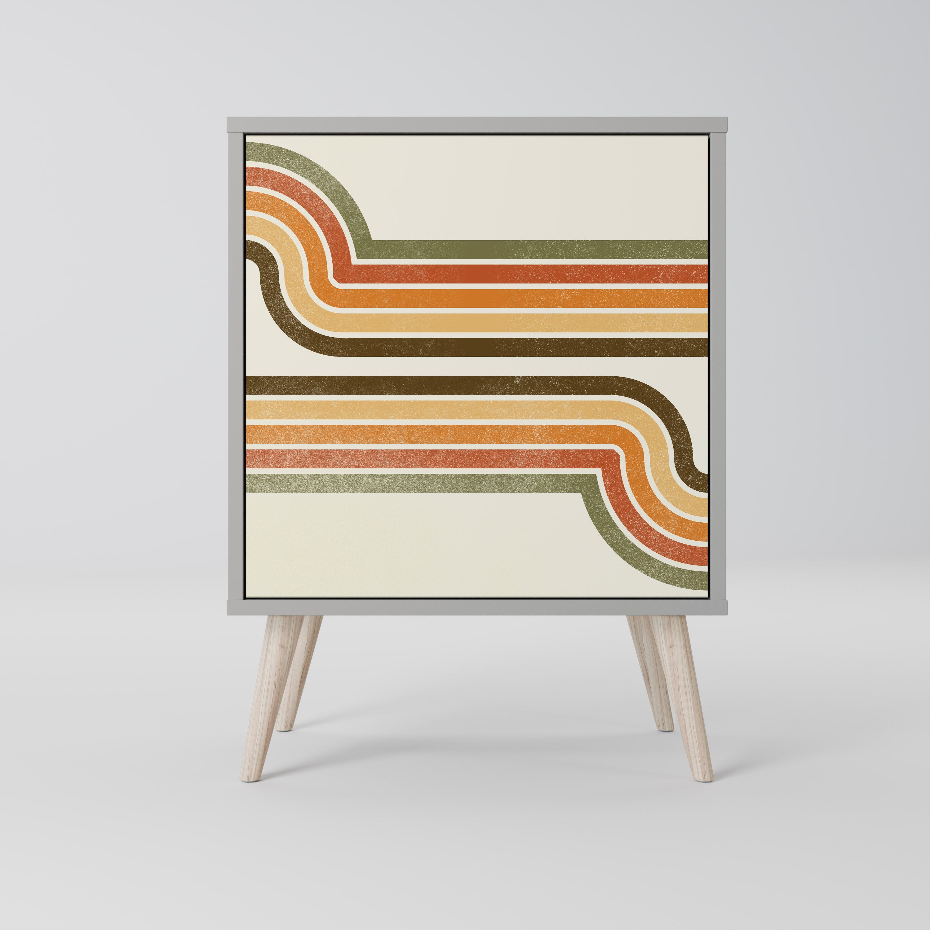 EXCEPTIONAL STREAM Komoda 1-drzwiowa korpus Szary