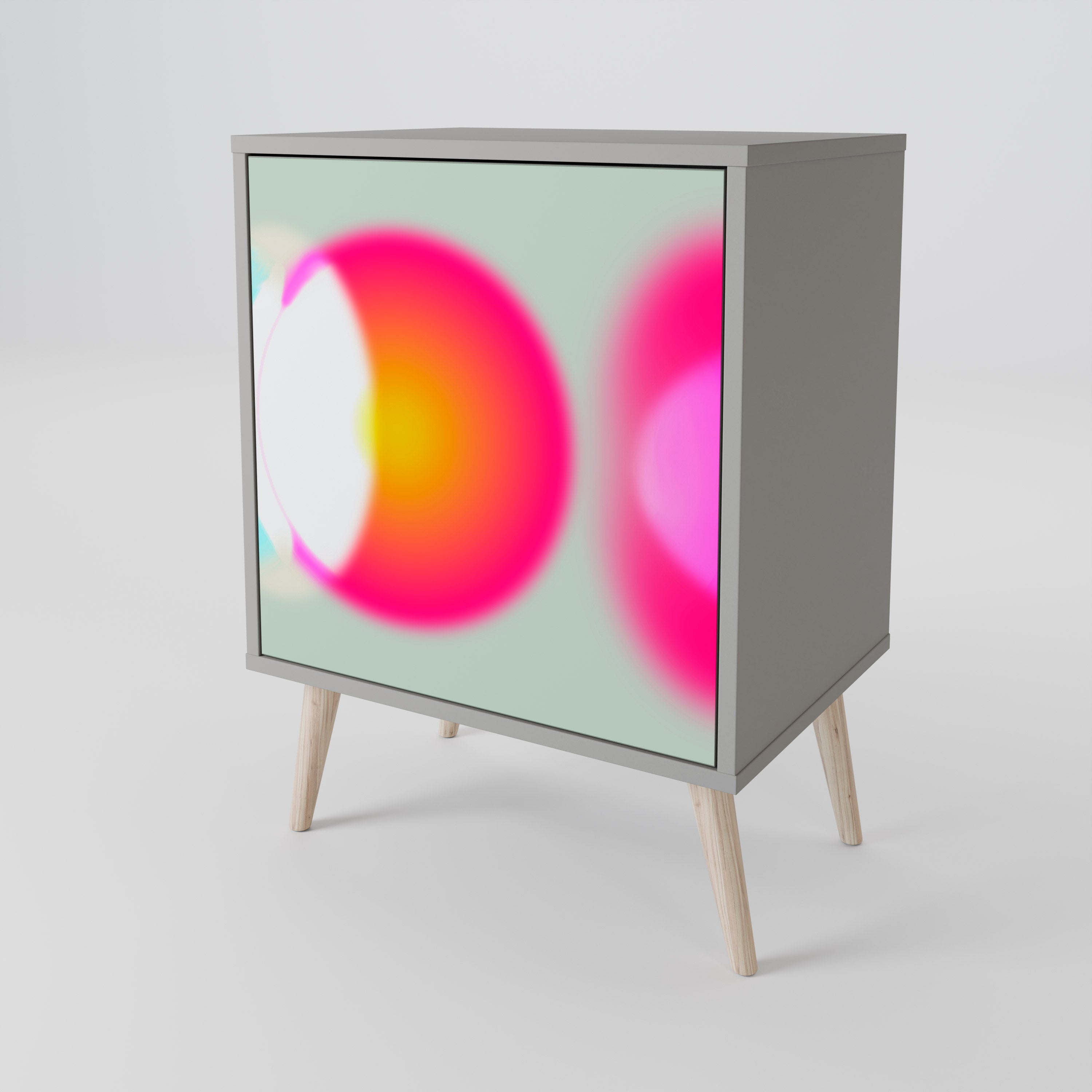 SYMPHONY OF COLORS Komoda 1-drzwiowa korpus Szary