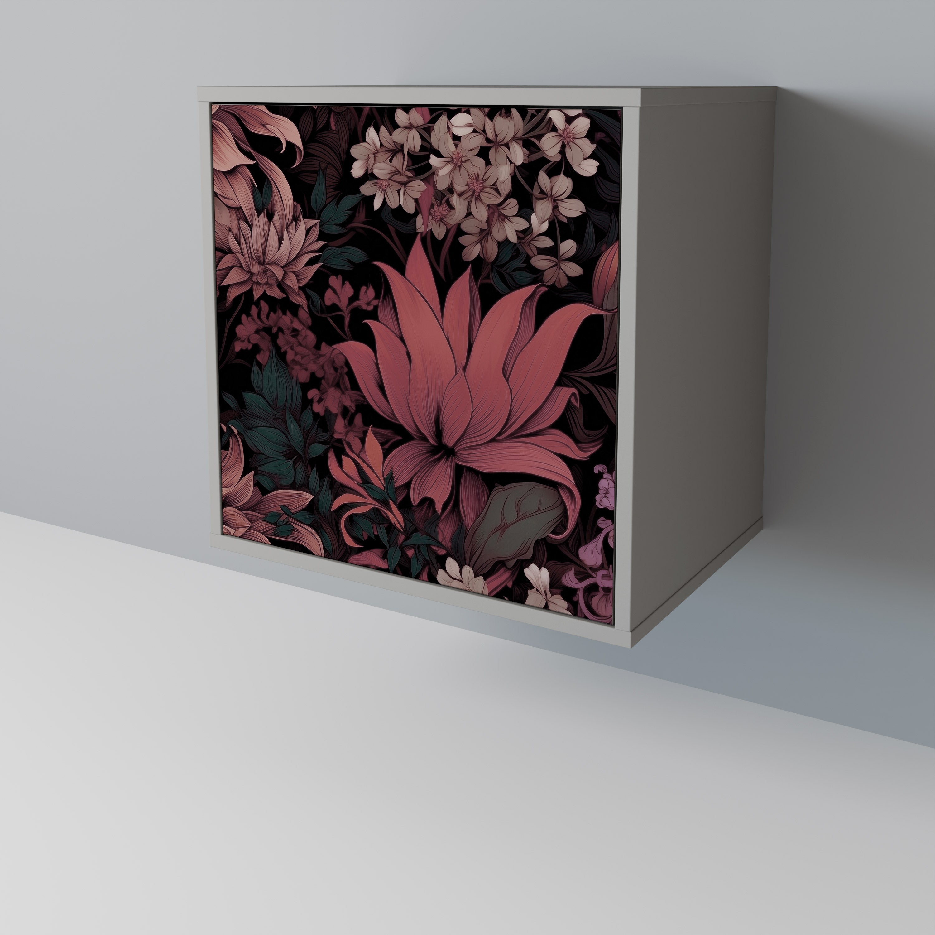 FLORAL WHISPER Komoda 1-drzwiowa korpus Szary