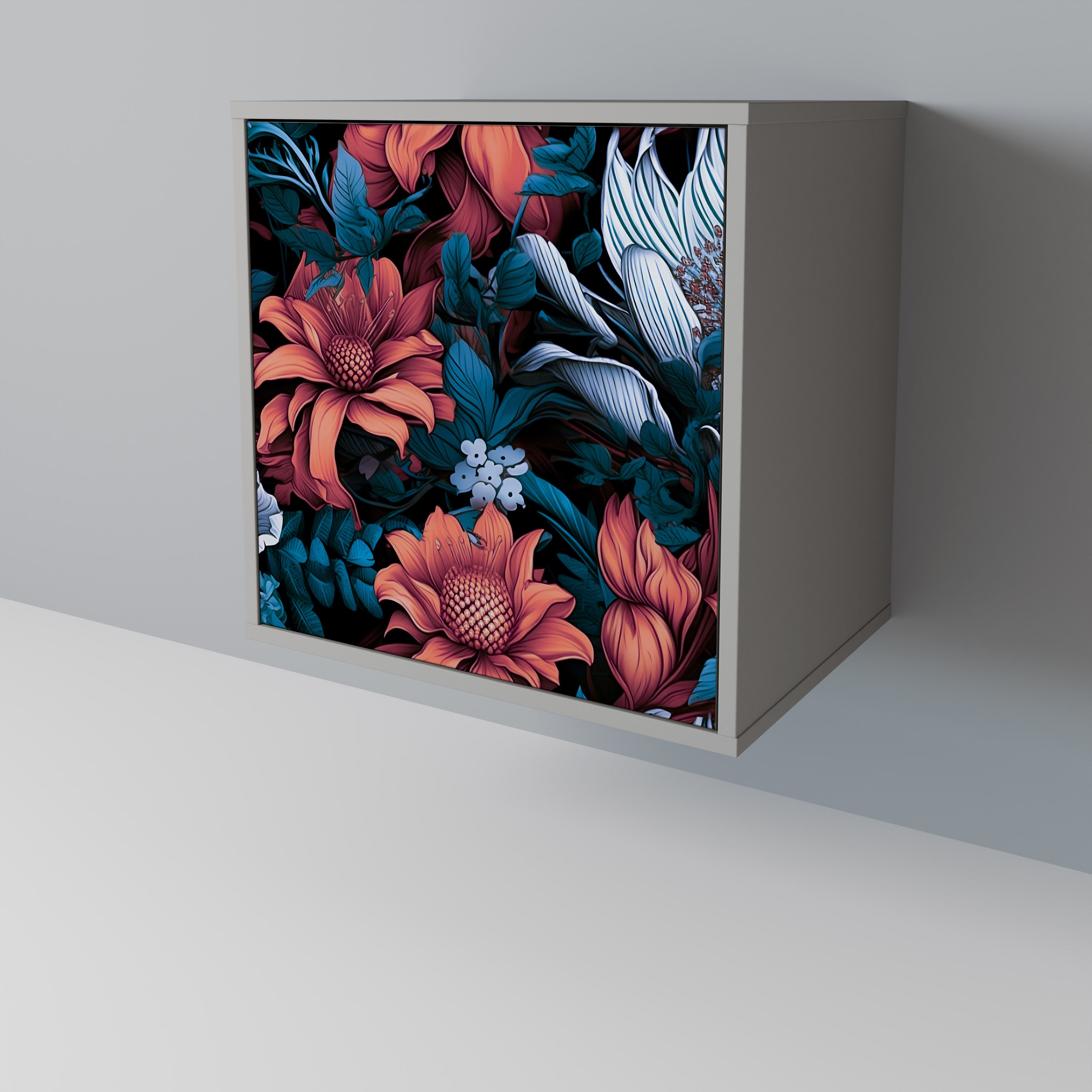 ETHEREAL BLOSSOMS Komoda 1-drzwiowa korpus Szary