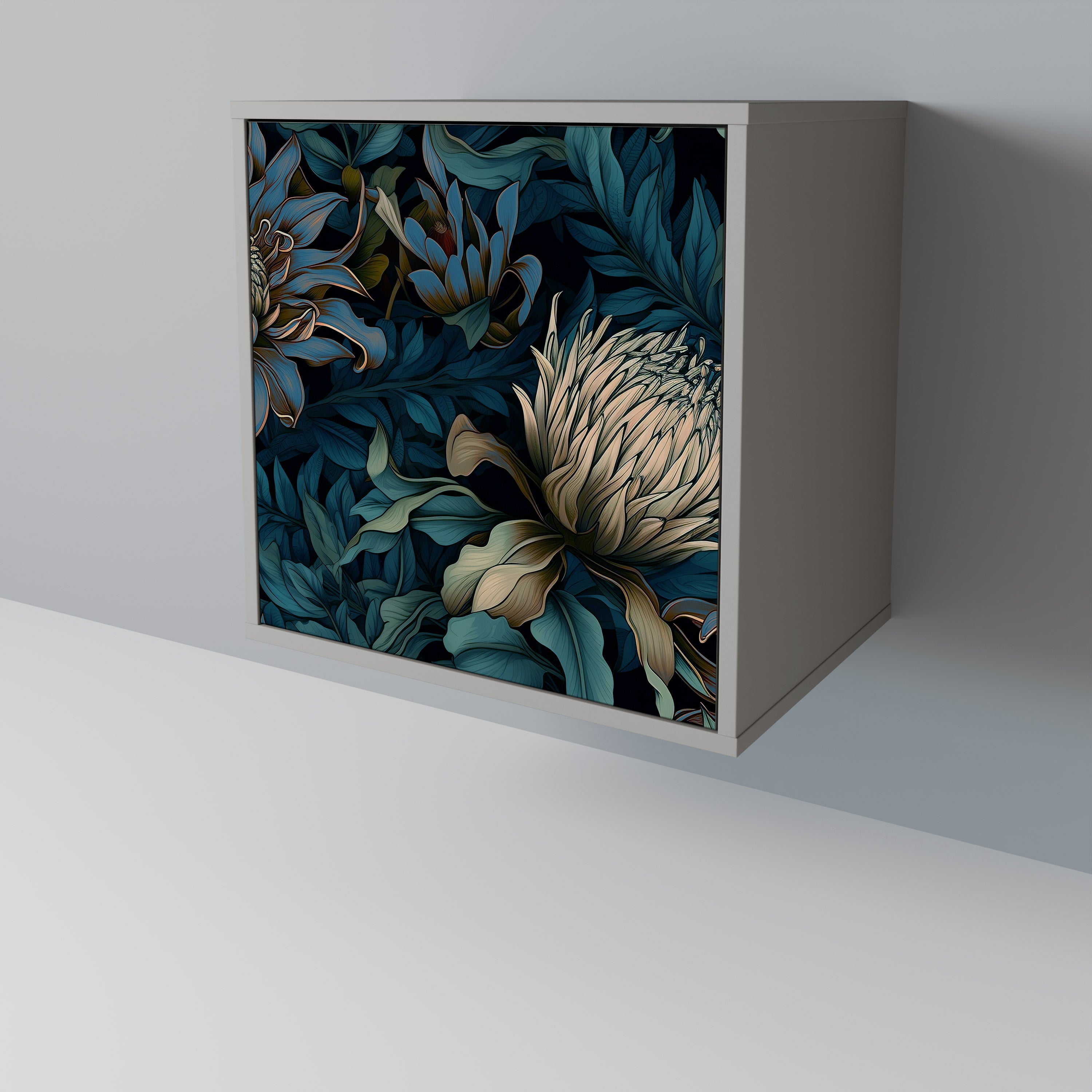 TWILIGHT BLOOM Komoda 1-drzwiowa korpus Szary